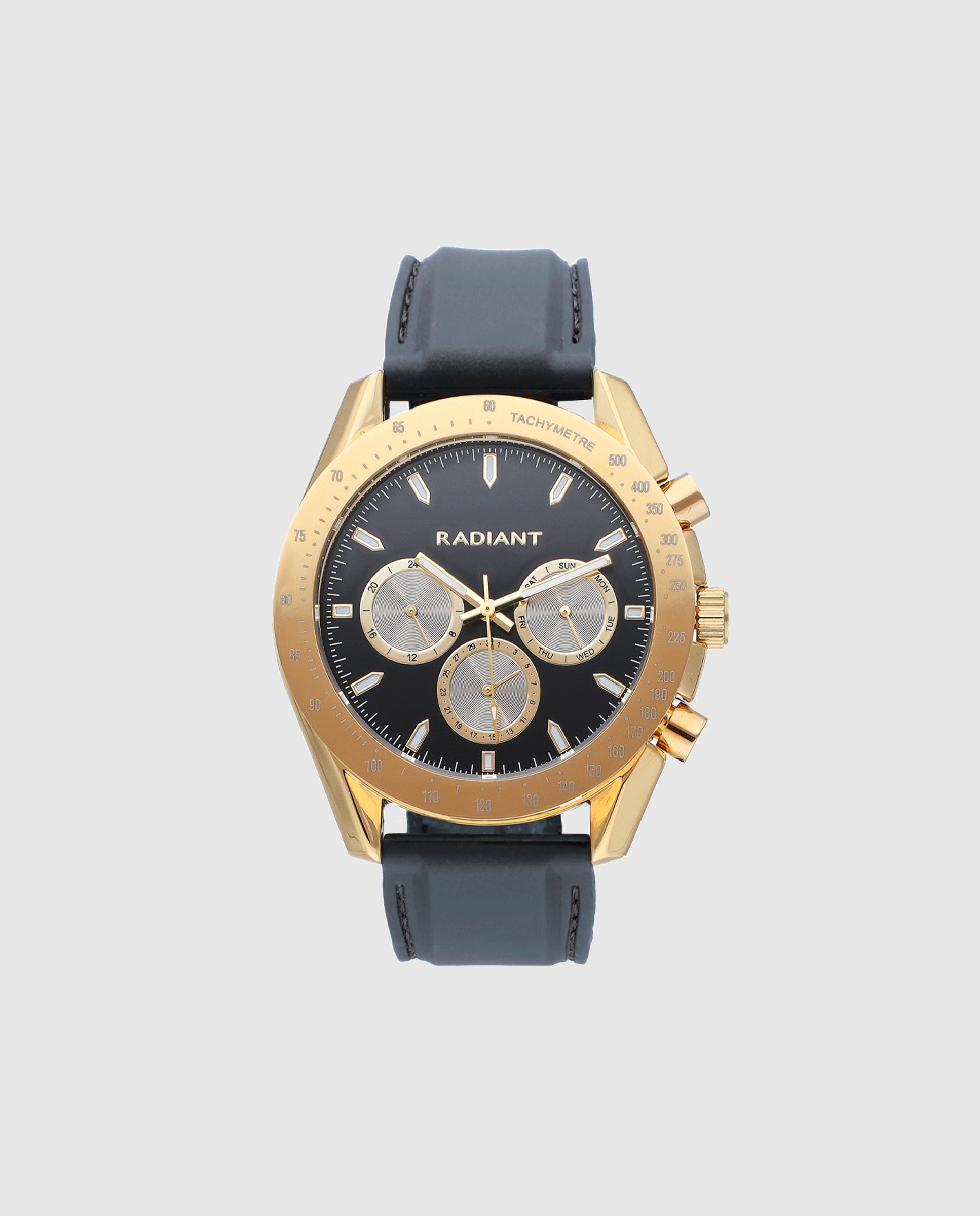 Relógio Marlon Ra668709 de Silicone e Bracelete em Preto Preto-1