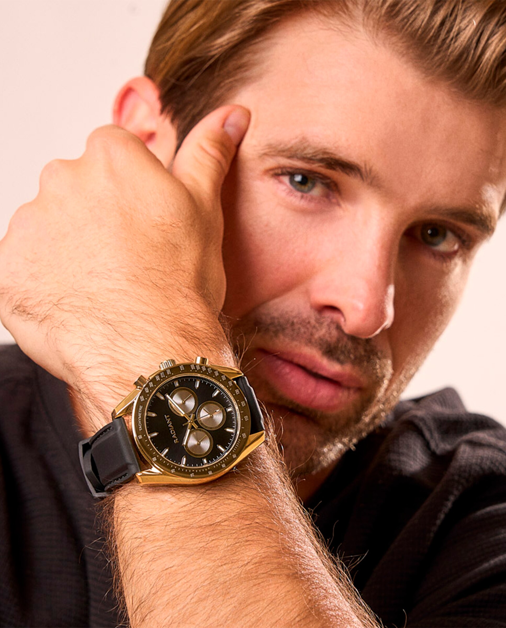 Relógio Marlon Ra668709 de Silicone e Bracelete em Preto Preto-2