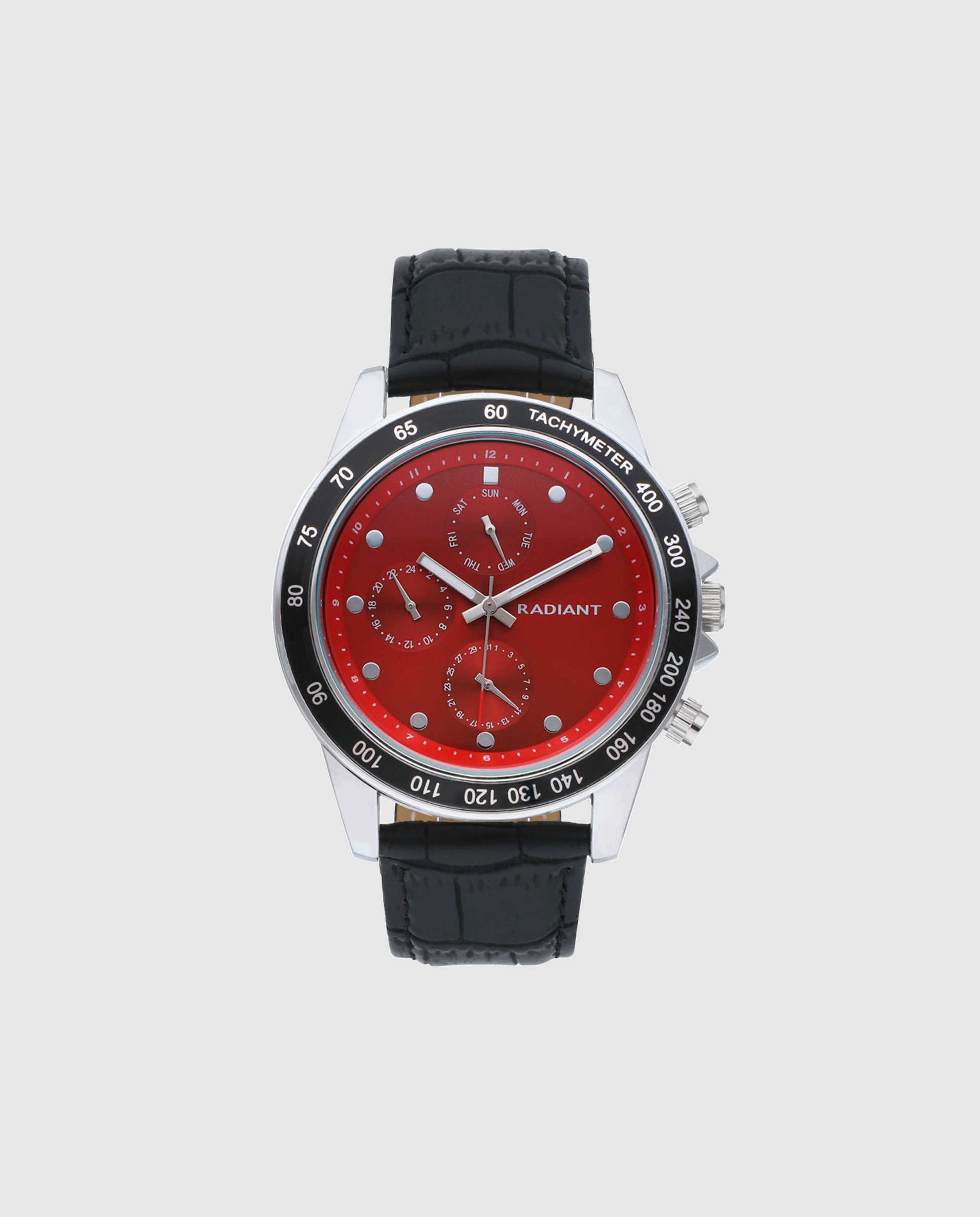 Relógio Canarias Ra617708 de Pele Sintética e Bracelete em Preto Preto-1