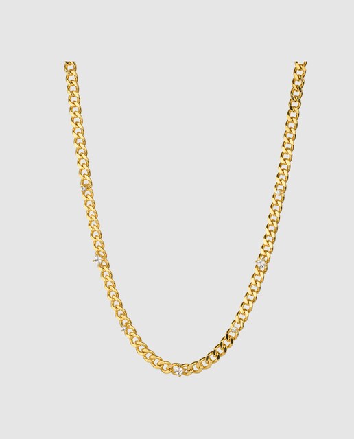 Imagem 0 de Colar Gaga de Aço Dourado