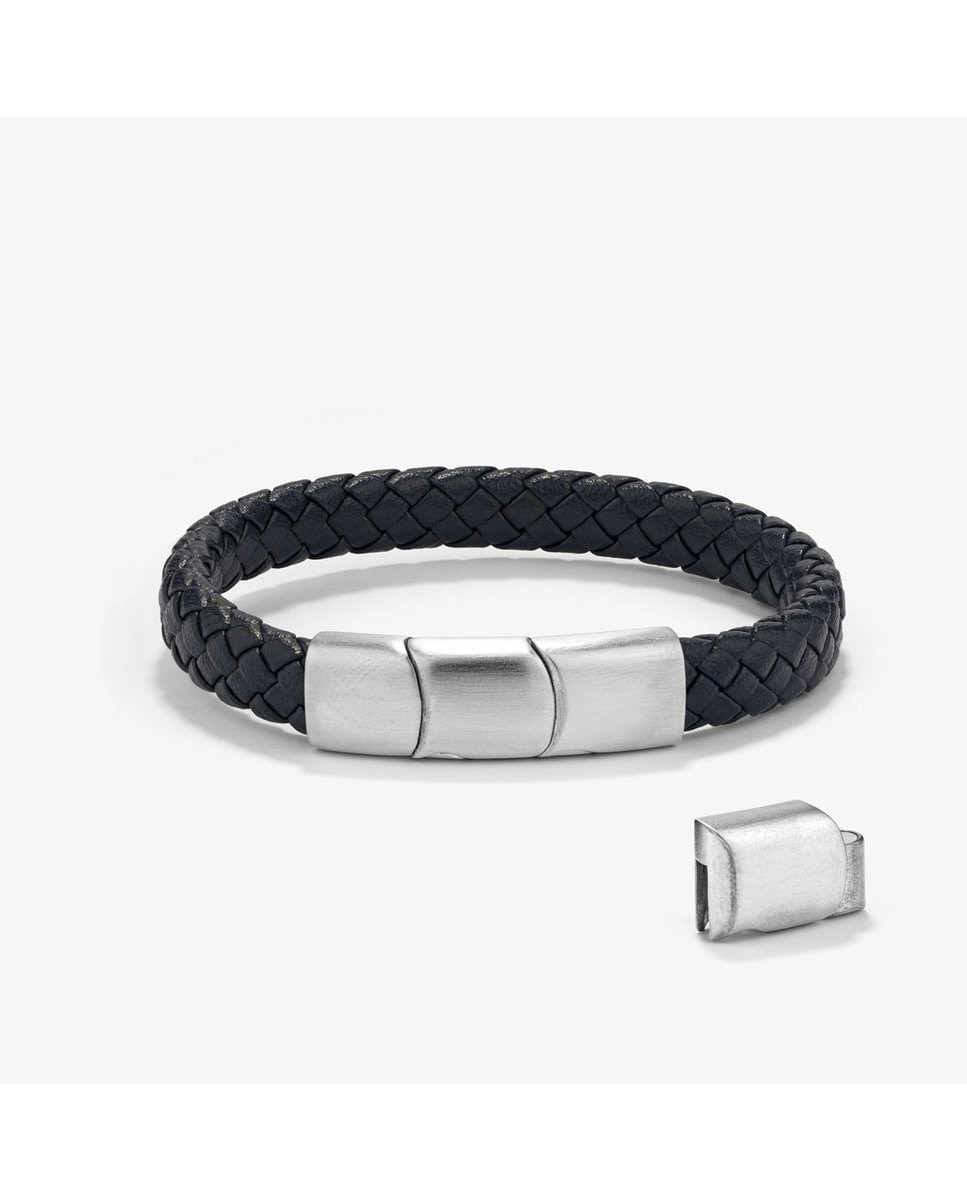 Pulseira Espiga de Aço Prateada Prata-1