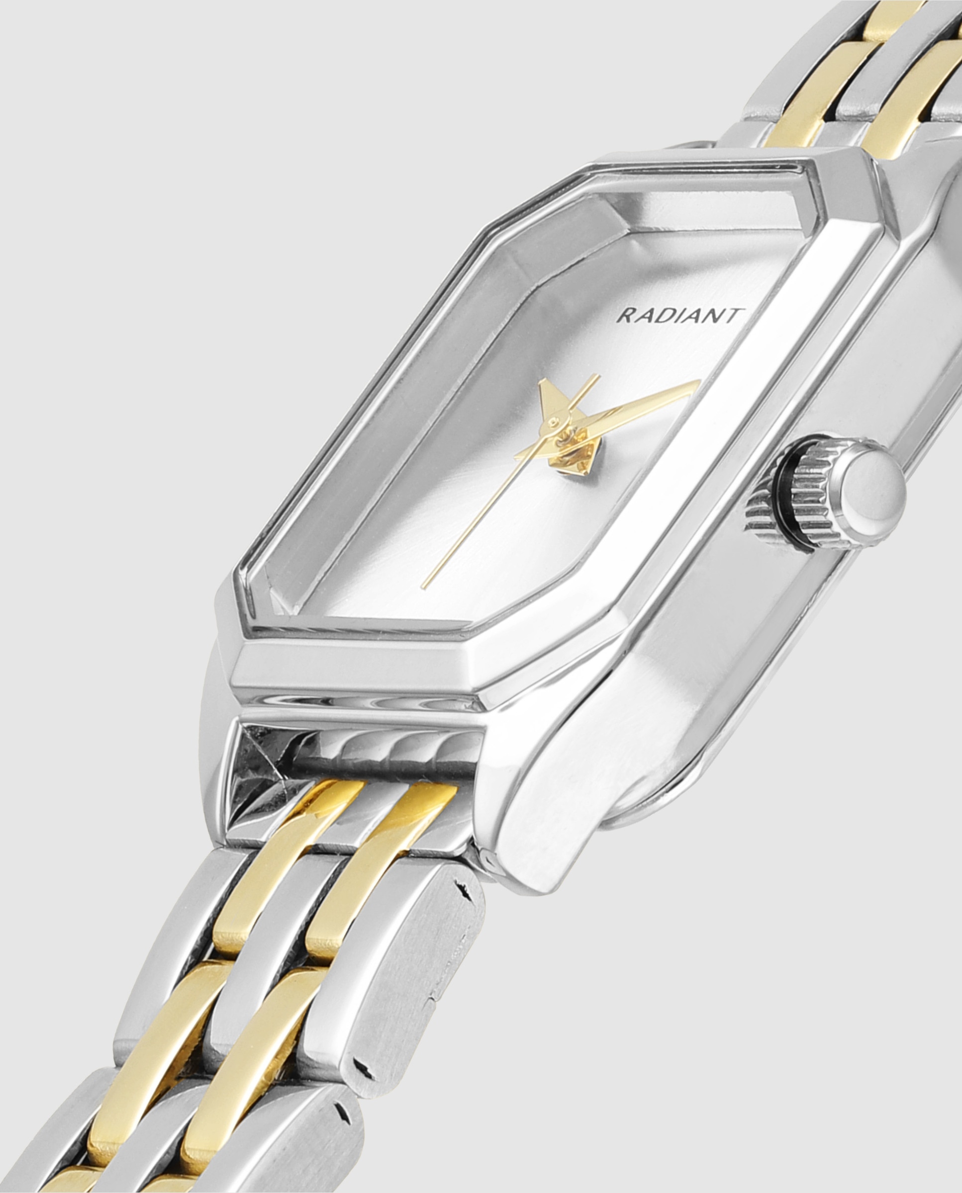 Relógio Analógico Ursula Ra669203 de Aço e Bracelete Bicolor Ouro Dourado-4