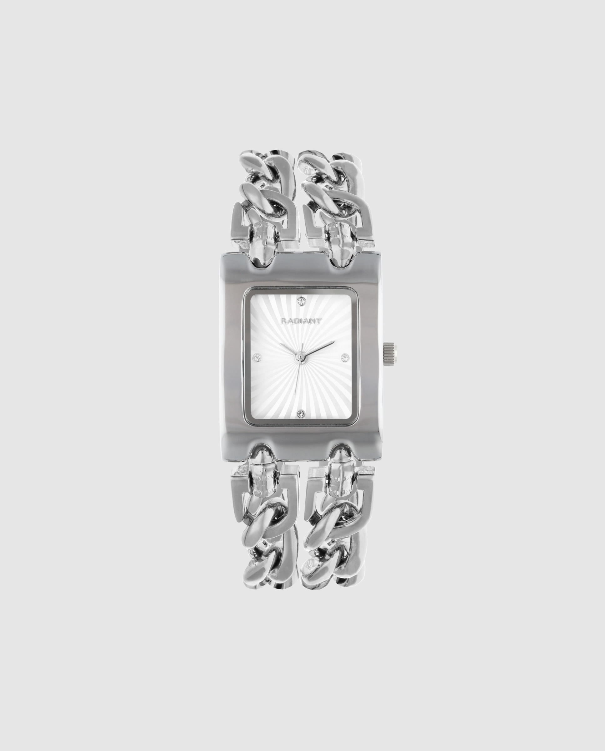 Relógio Analógico Donatella Ra672201 de Aço e Bracelete Prateada em Cinzento Dourado-1