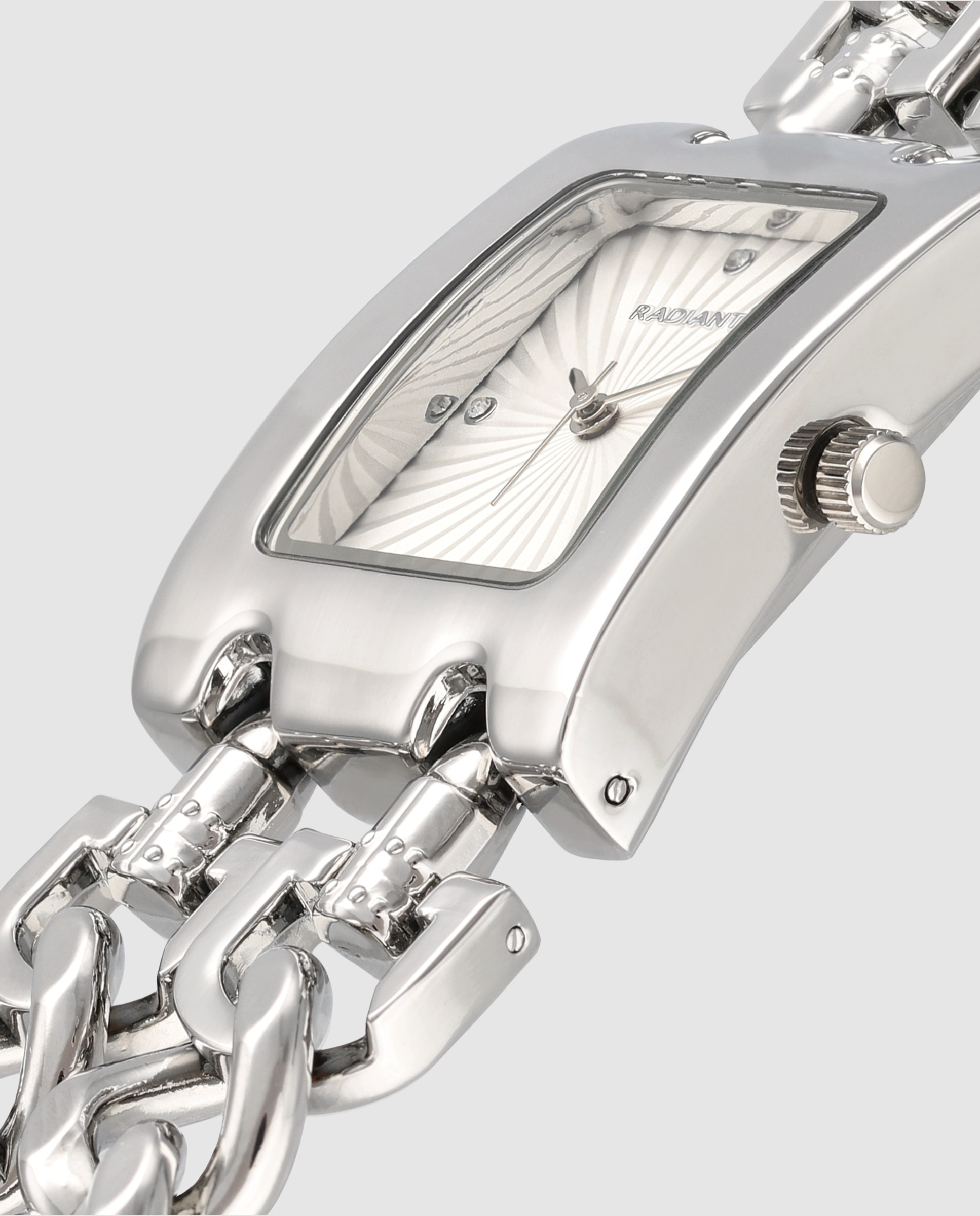 Relógio Analógico Donatella Ra672201 de Aço e Bracelete Prateada em Cinzento Dourado-4