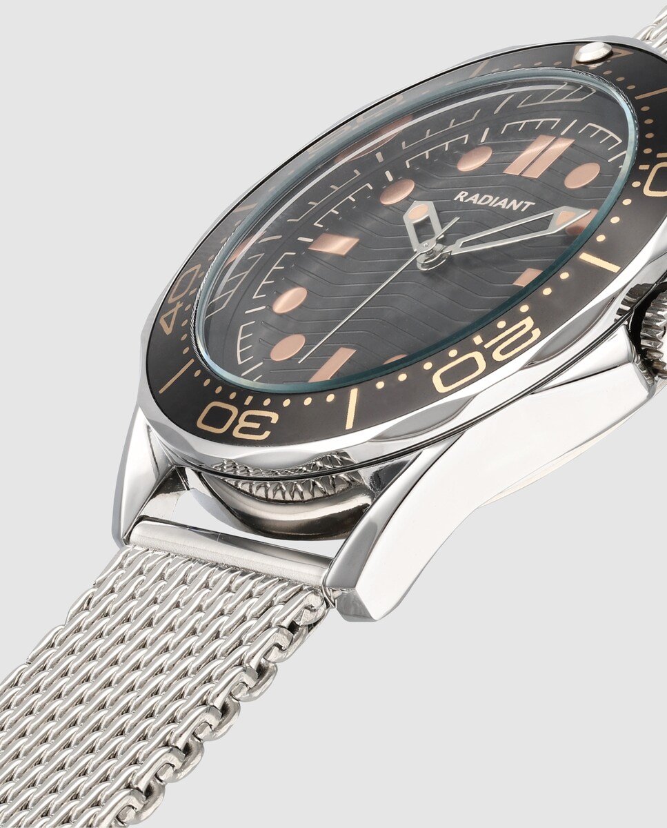 Relógio Chris RA675204 de Aço e Bracelete Prateada/cinzento Prata-4