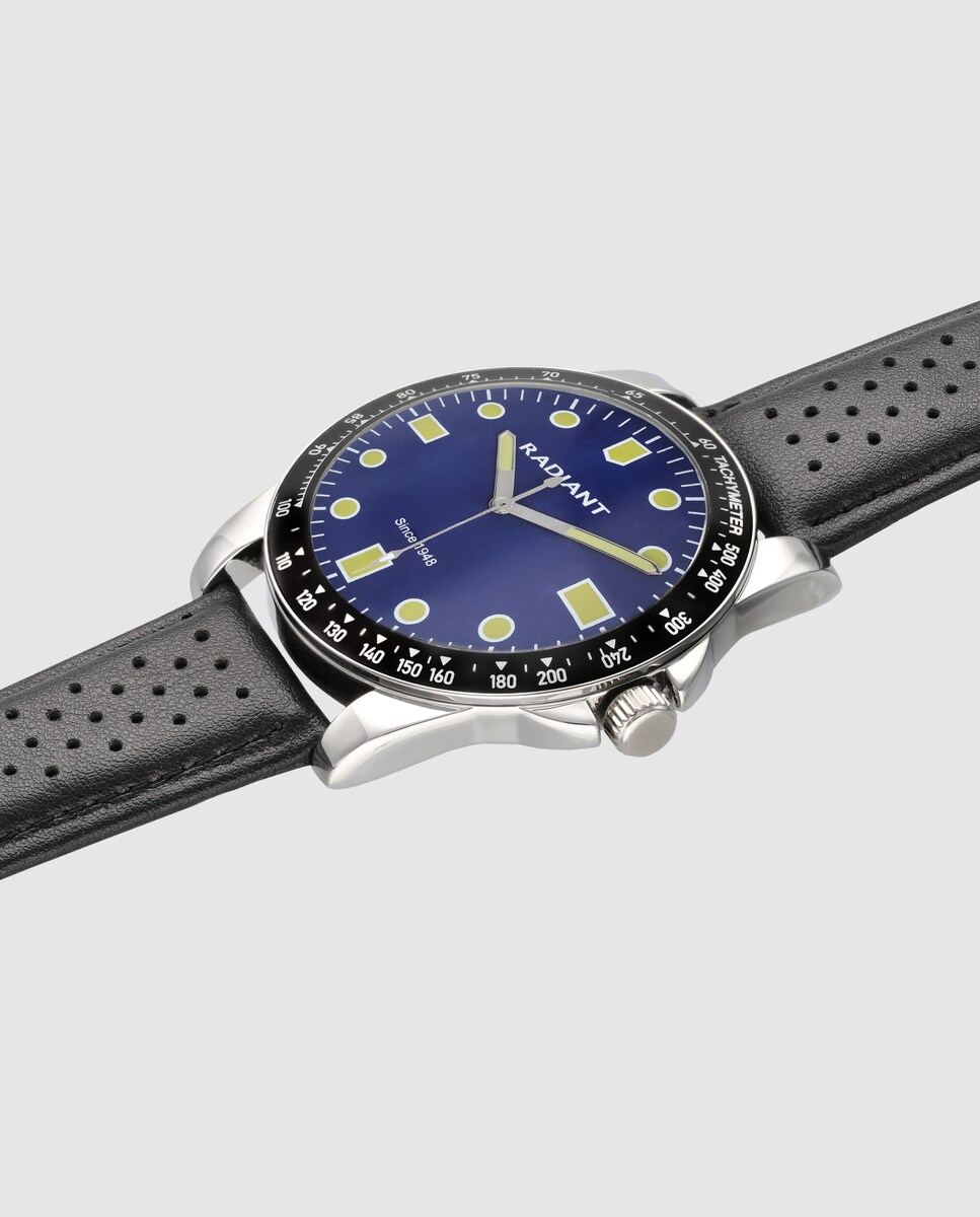 Relógio Robert RA677204 de Pele e Correia em Preto Preto-3