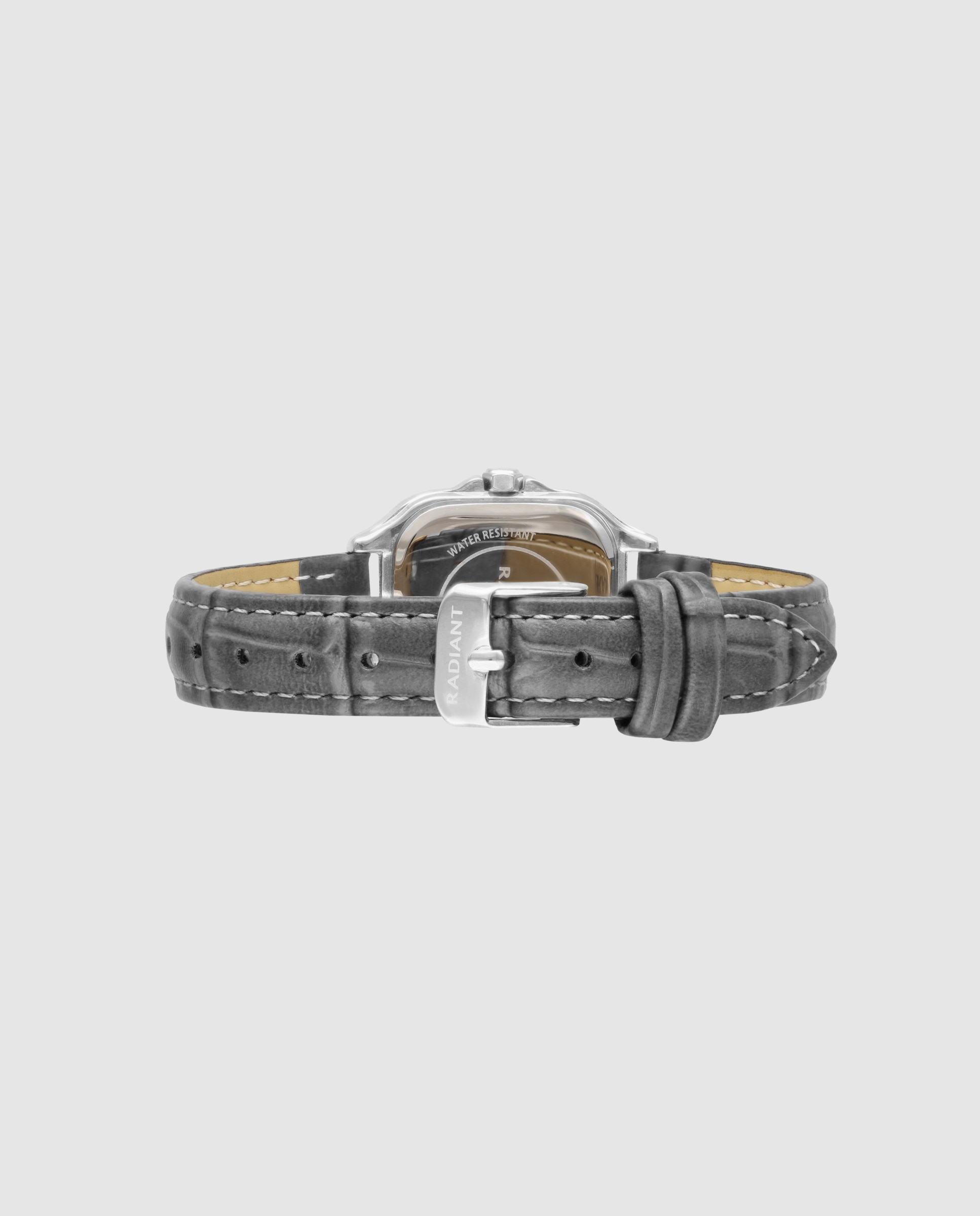 Relógio Analógico Chris Her Ra661207 de Pele e Bracelete em Cinzento Prateado-5