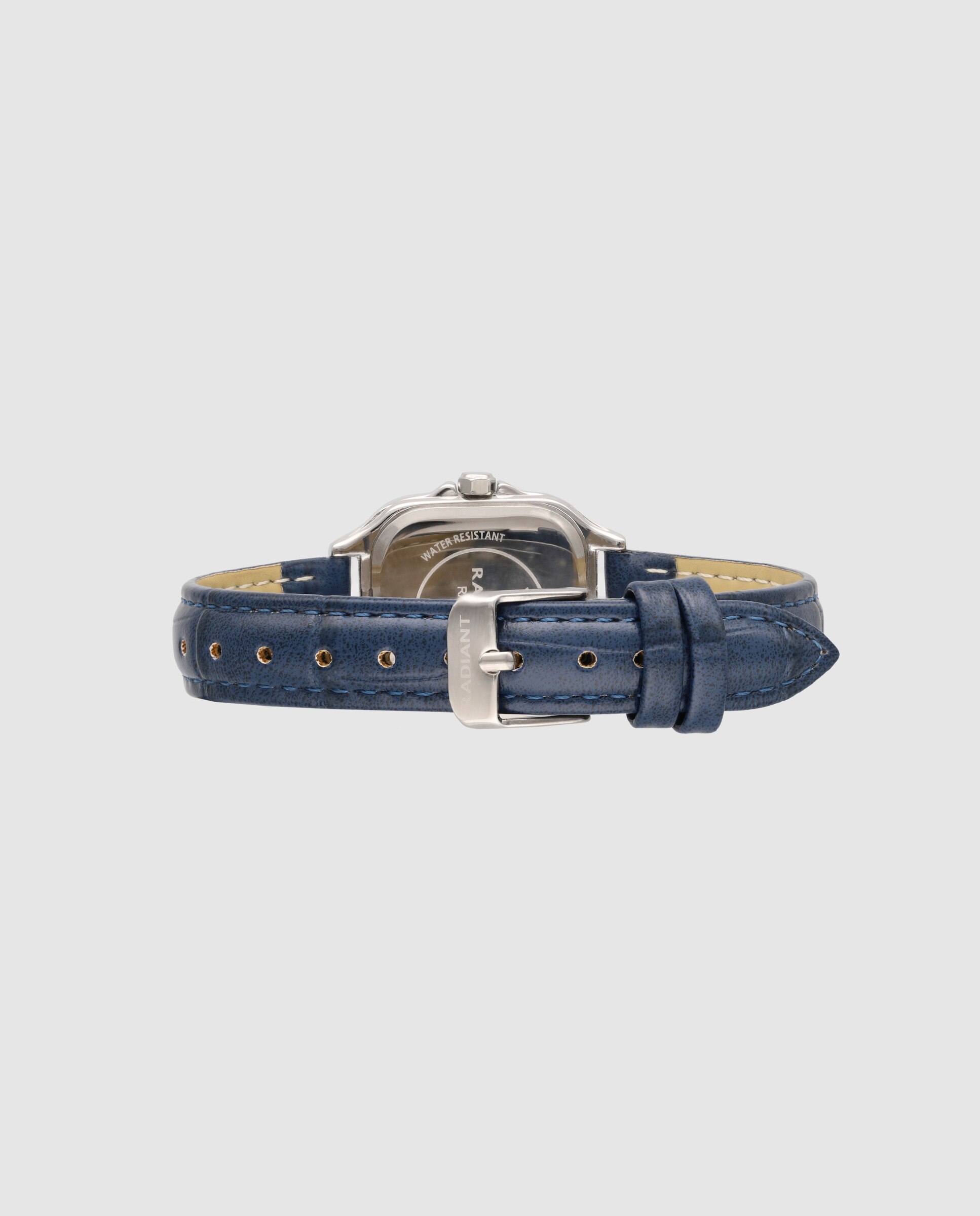 Relógio Chris Her Ra661208 de Pele e Correia em Azul Azul-5