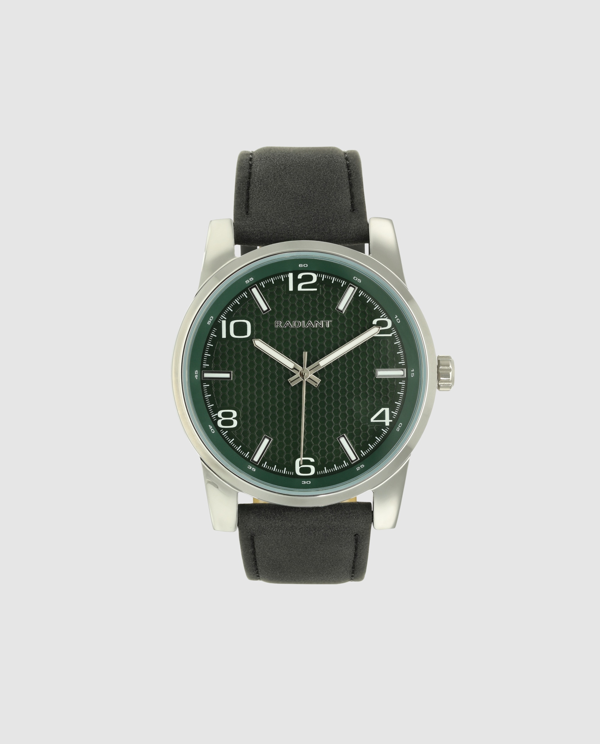 Relógio Johnny Deep Ra681201 de Pele e Correia em Preto Preto-1
