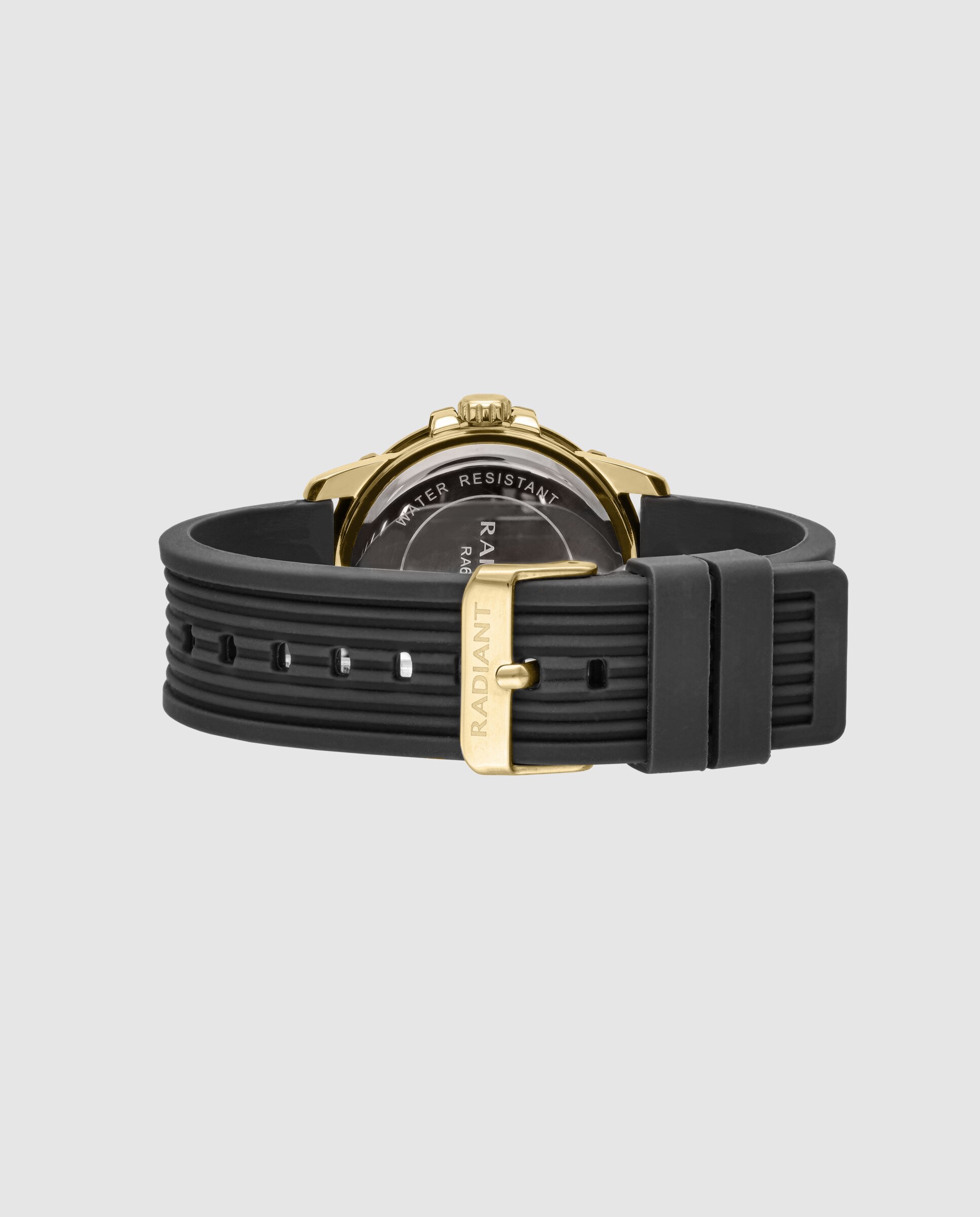 Relógio Eminem Ra682701 de Silicone e Bracelete em Preto Preto-5