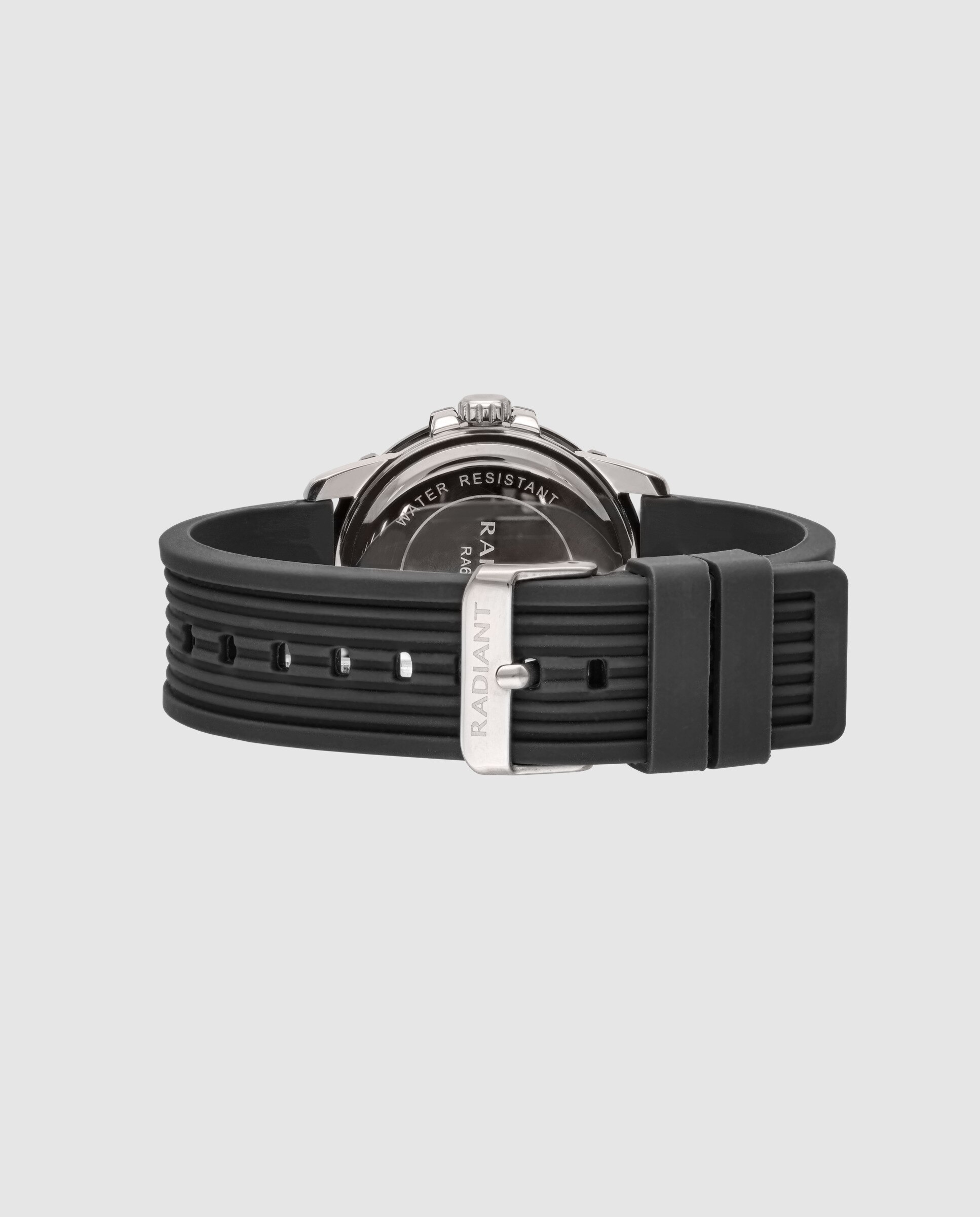 Relógio Eminem Ra682702 de Silicone e Bracelete em Preto Preto-5