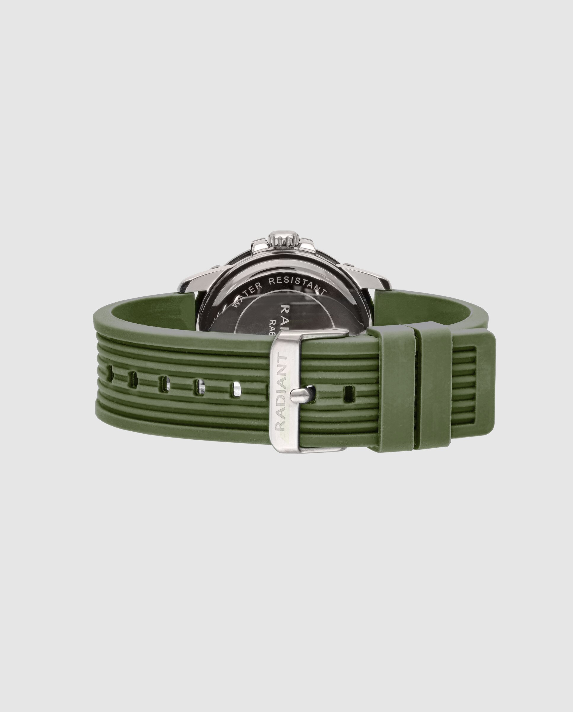 Relógio Eminem Ra682703 de Silicone e Correia Verde Verde-5