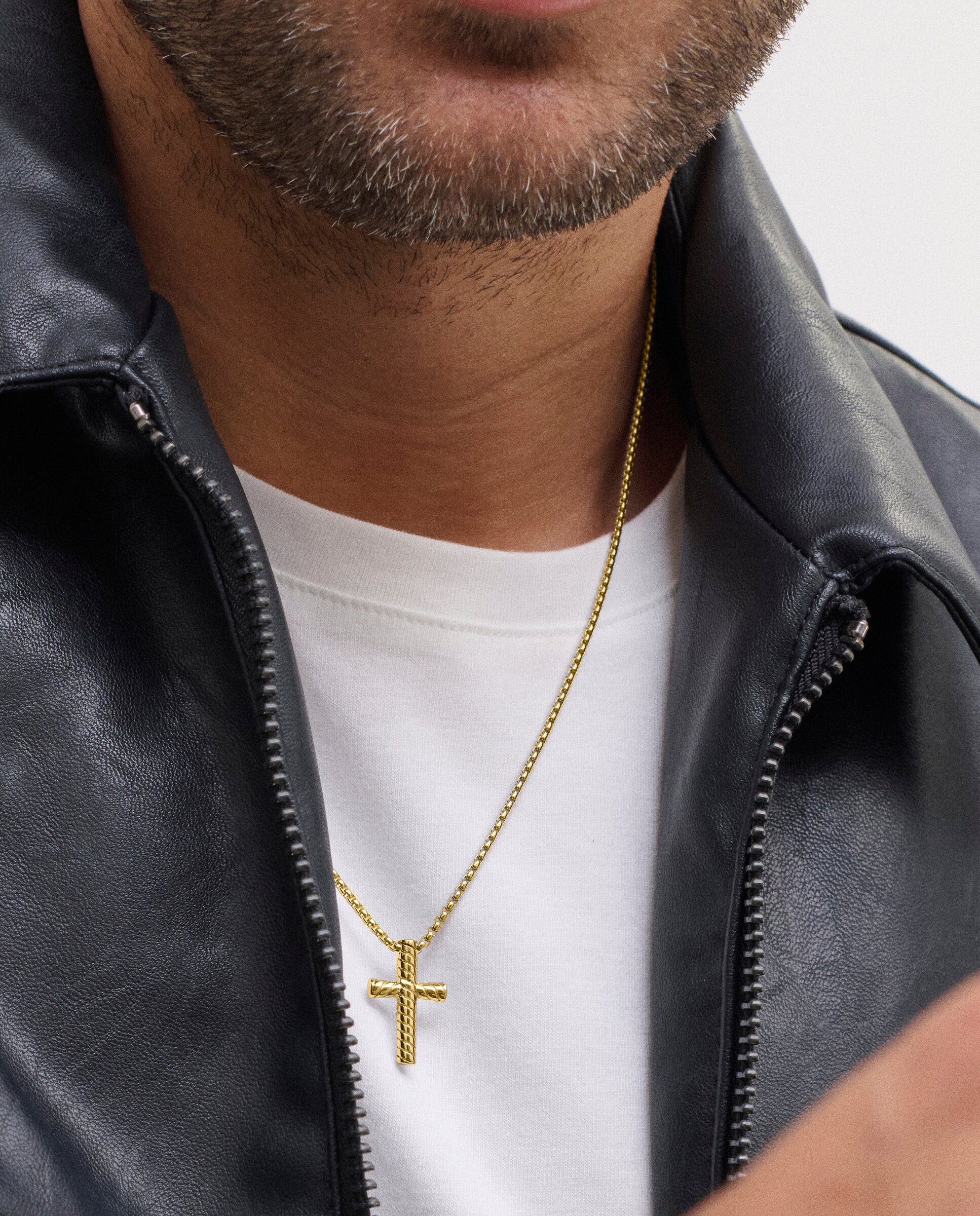 Corrente Iconclast de Aço em Dourado Ouro-2