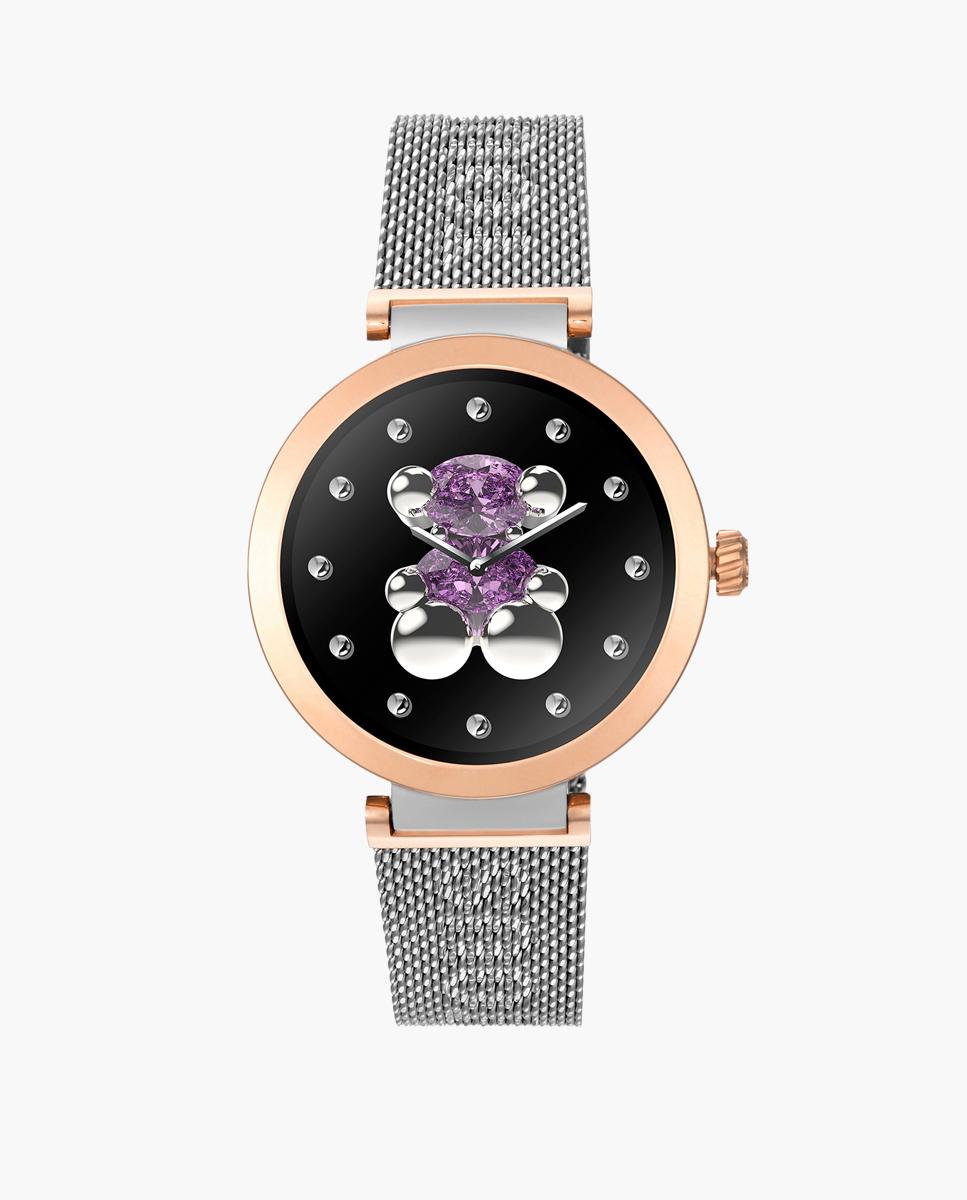 Imagem 0 de Smartwatch S-connect com Bracelete de Aço e Aço Rosado