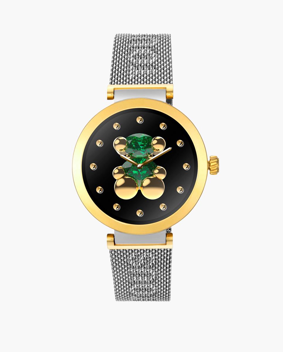 Imagem 0 de Smartwatch S-connect com Bracelete de Aço e Aço Dourado