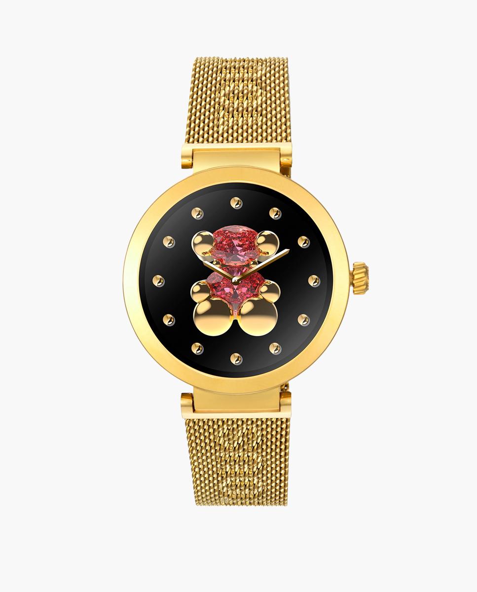 Imagem 0 de Smartwatch S-connect com Bracelete de Aço Dourado