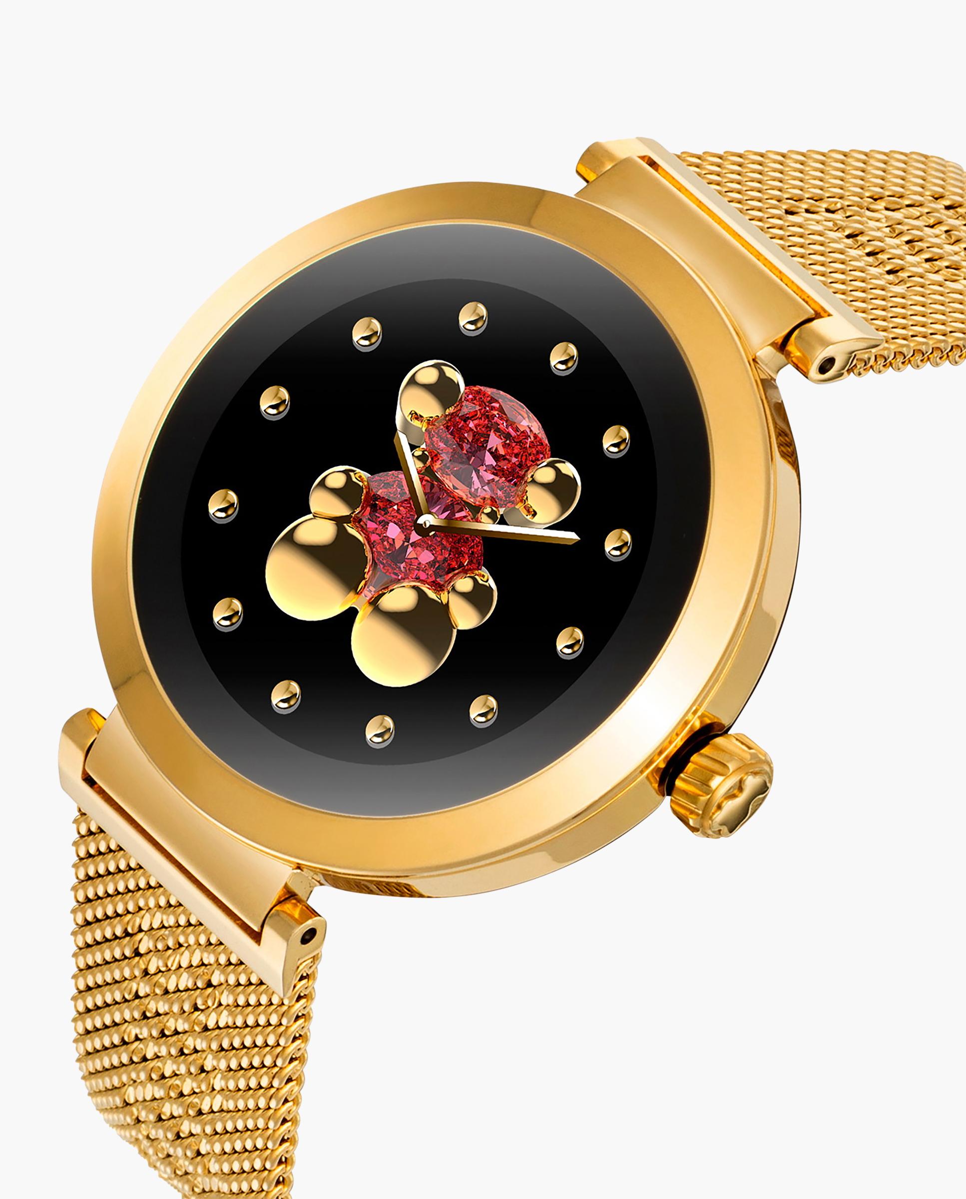Smartwatch S-connect com Bracelete de Aço Dourado Dourado-2