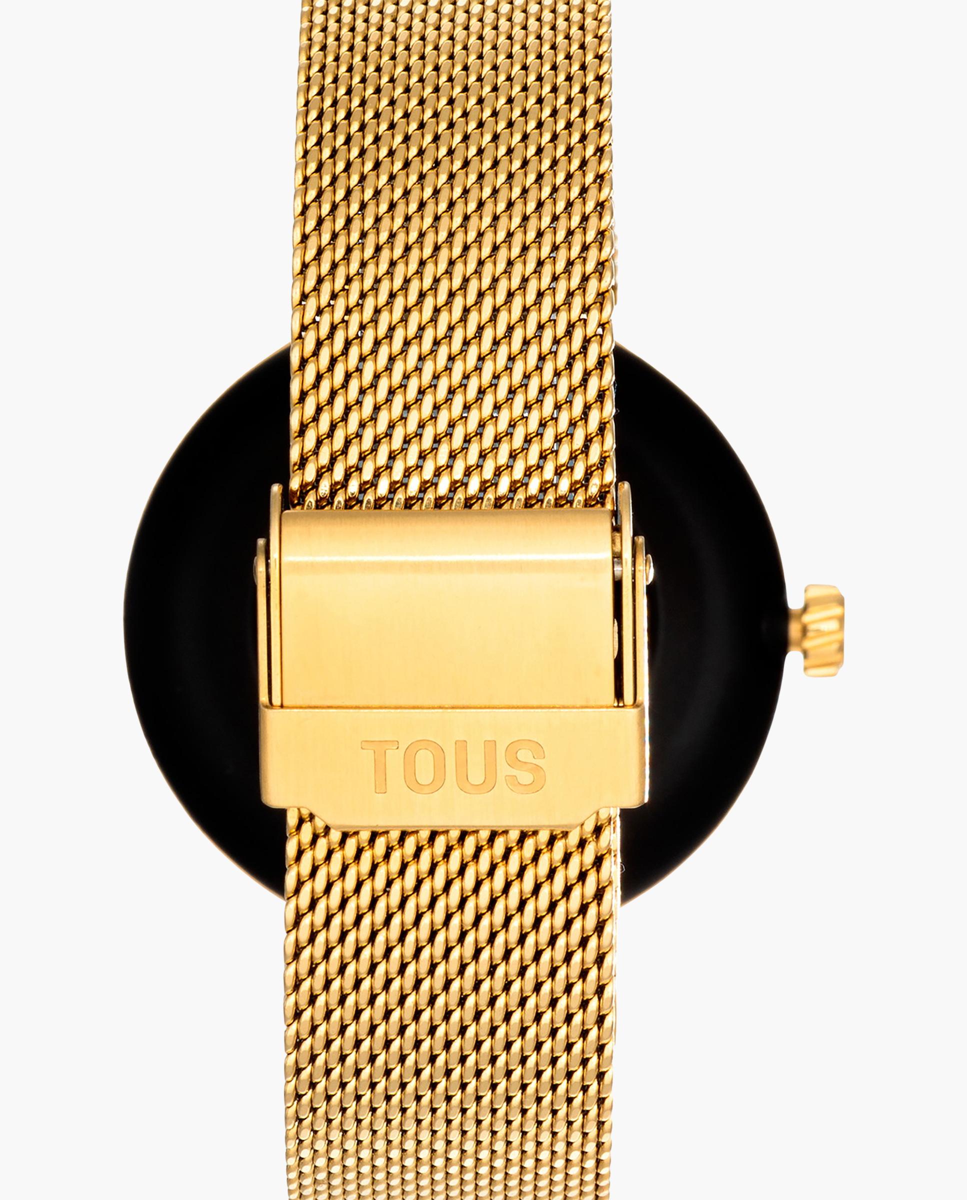 Smartwatch S-connect com Bracelete de Aço Dourado Dourado-3