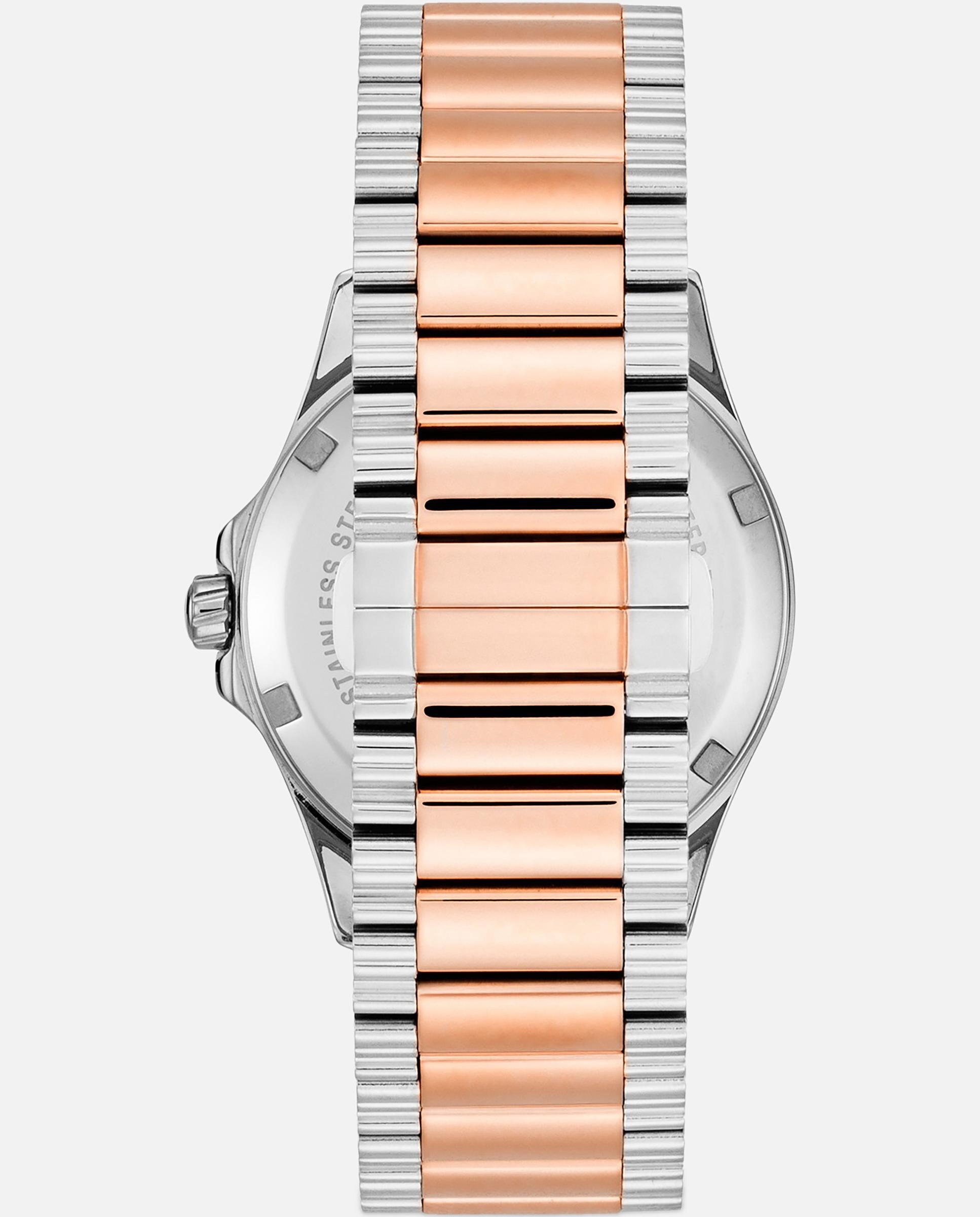 Relógio Drive New com Bracelete de Aço e Aço Rosado Multicolor-2