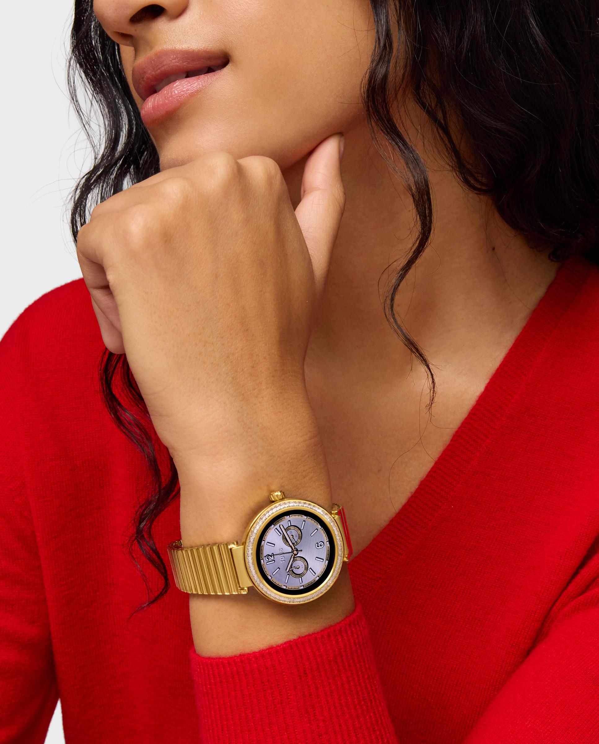 Smartwatch Drive em Aço Inoxidável Dourado Dourado-4