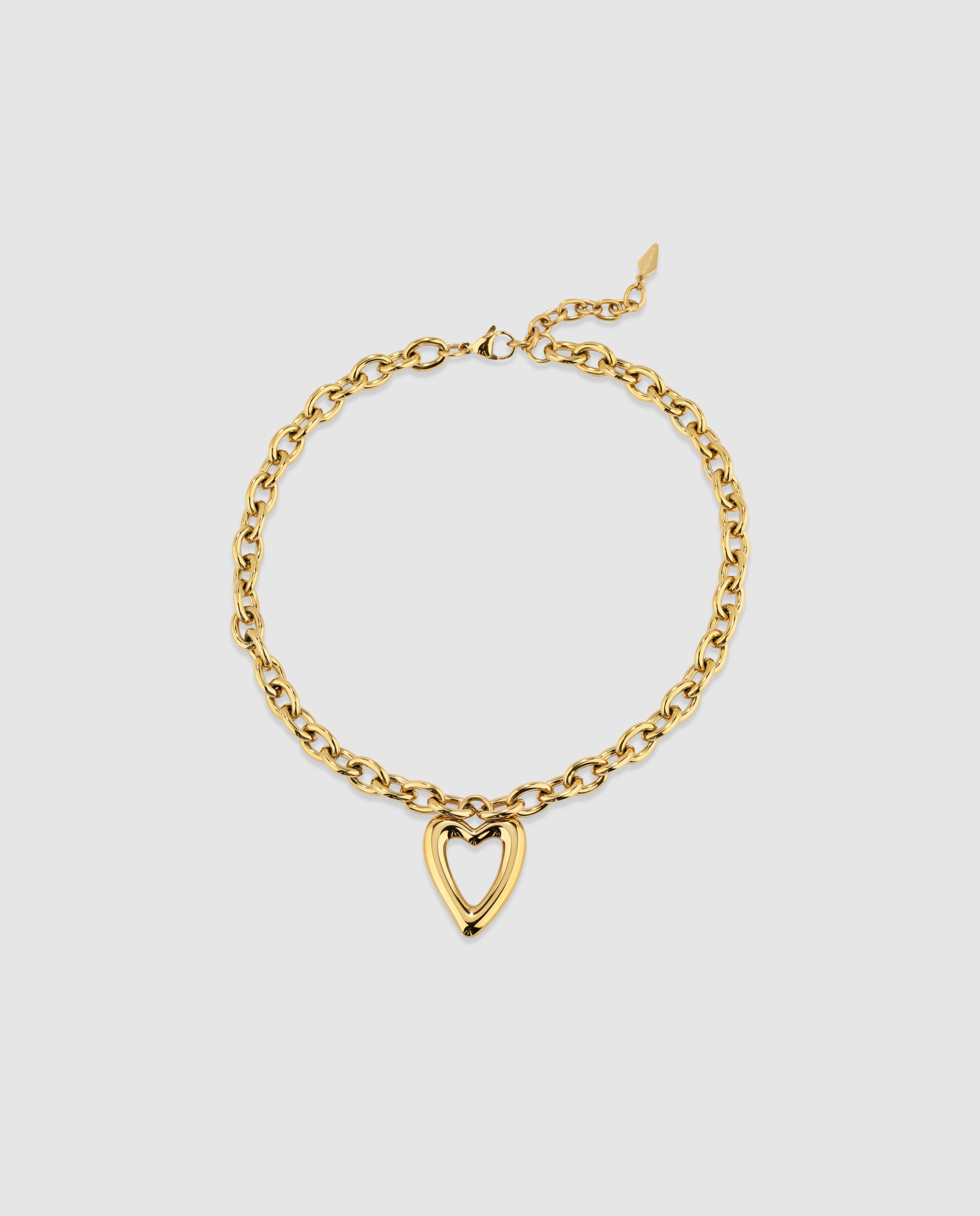Colar Spezial de Aço Dourado Ouro-1