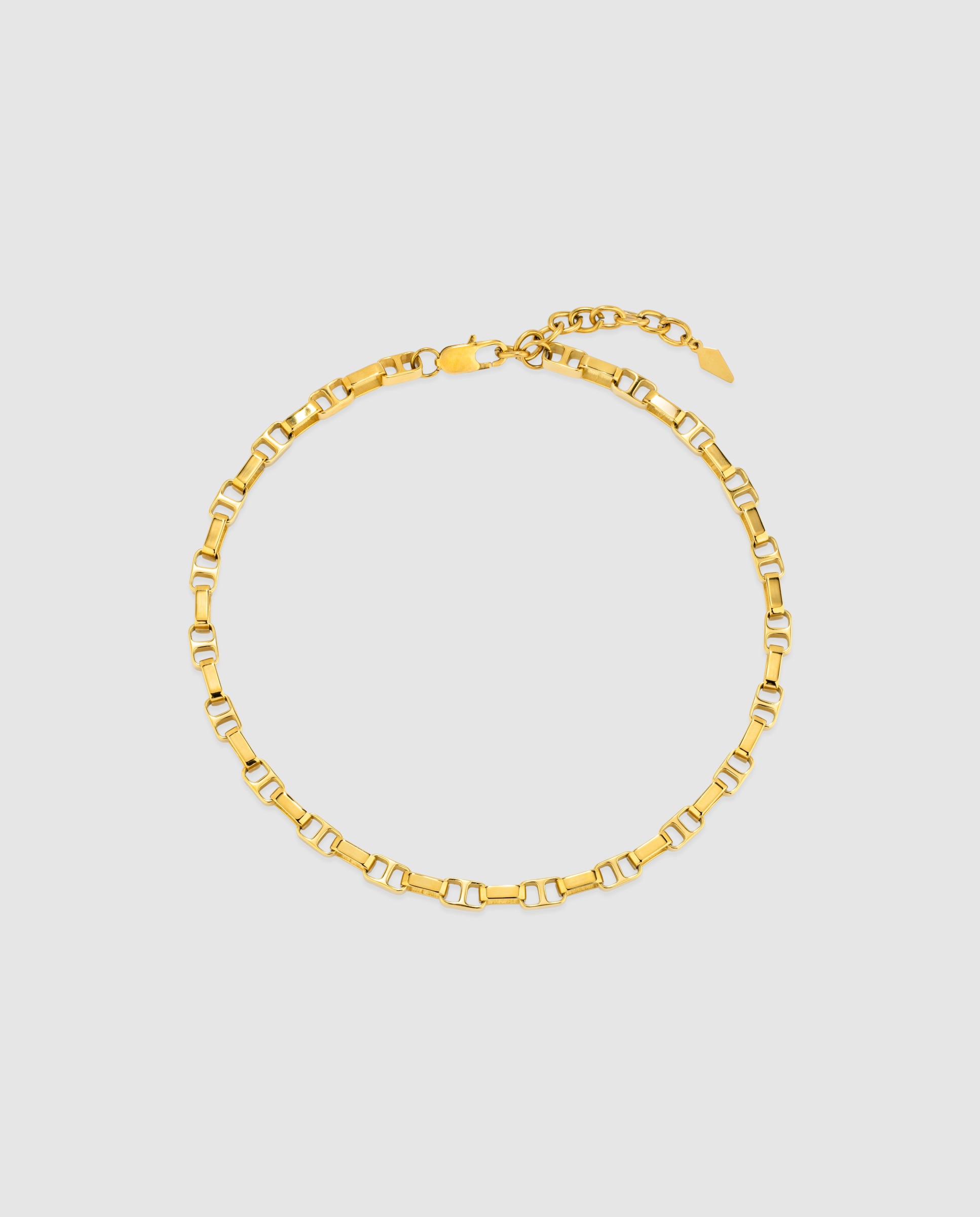 Colar Cindy de Aço Dourado Ouro-1