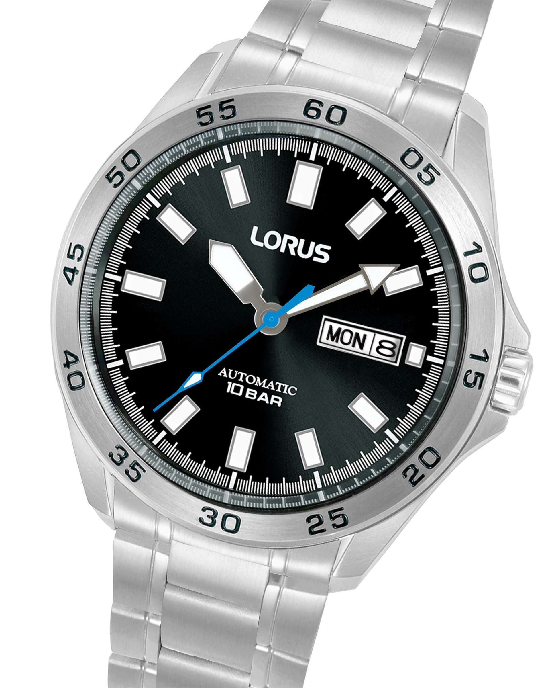 Relógio Automático Sport Man Rl419cx9s de Aço e Bracelete Prateada Prata-3