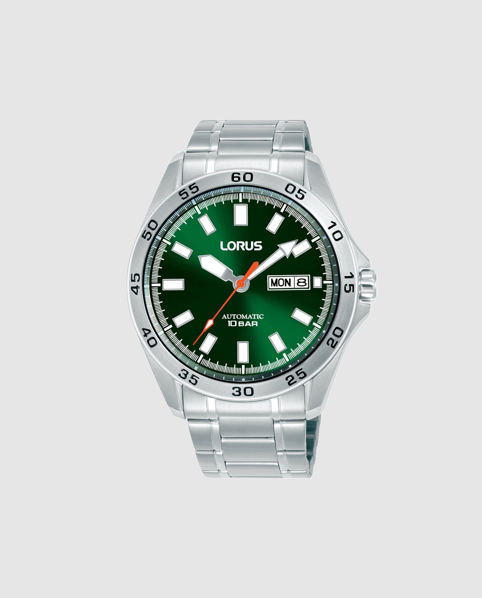 Relógio Automático Sport Man Rl423cx9s de Aço e Bracelete Prateada Verde-1