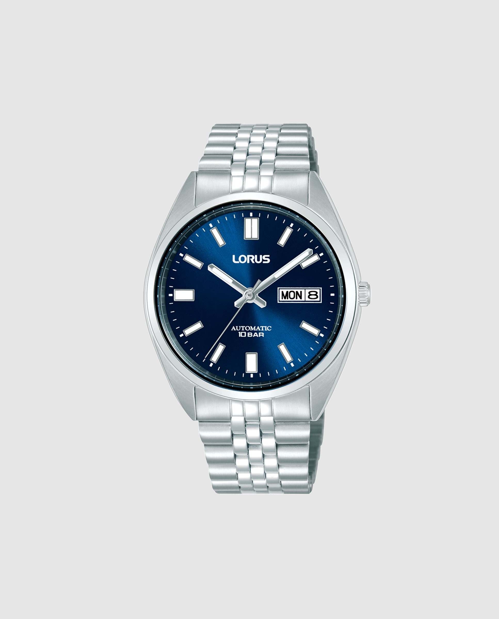 Relógio Automático Classic Man Rl429cx9s de Aço e Bracelete Prateada Prata / Laranja / Carbono-1