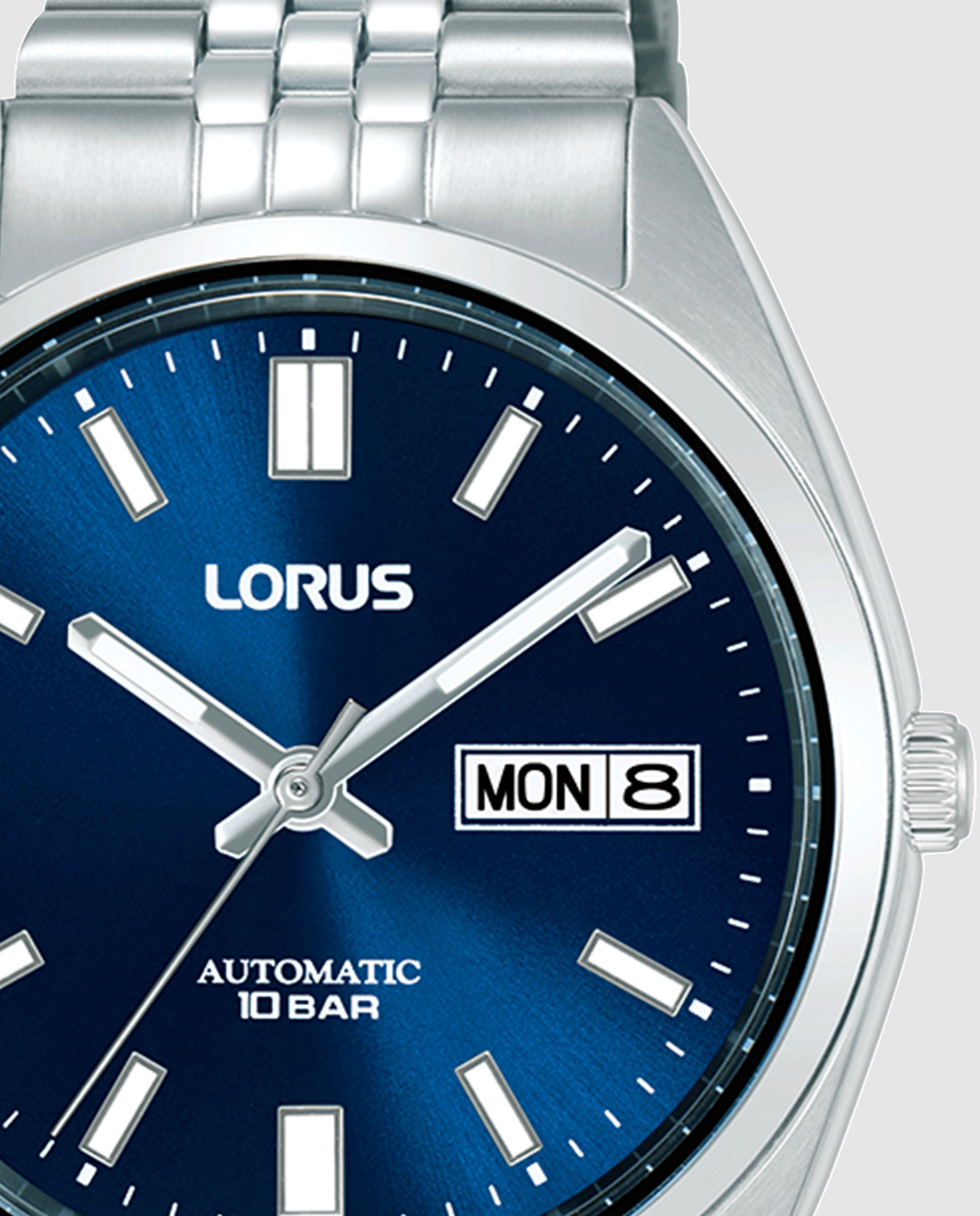 Relógio Automático Classic Man Rl429cx9s de Aço e Bracelete Prateada Prata / Laranja / Carbono-2