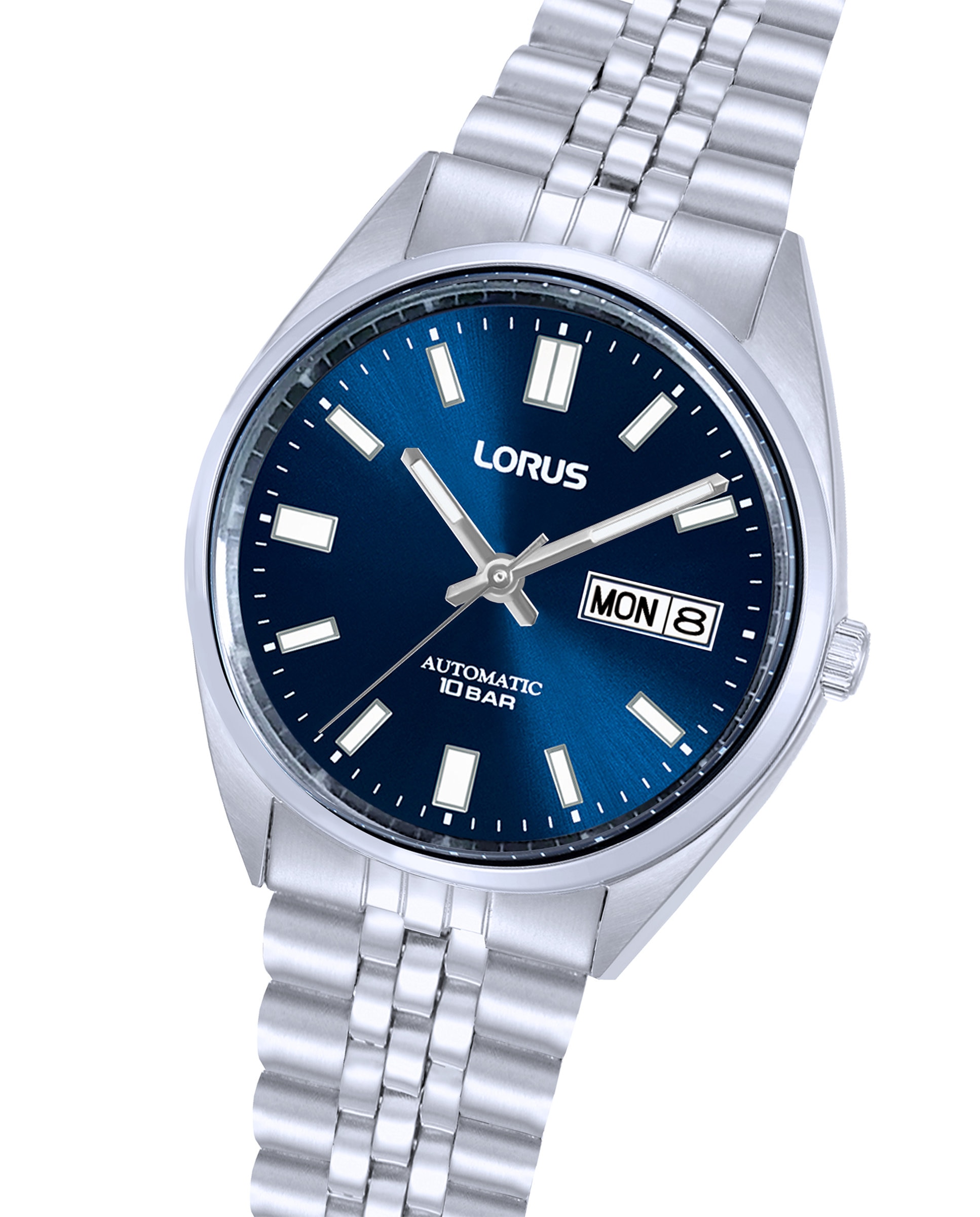 Relógio Automático Classic Man Rl429cx9s de Aço e Bracelete Prateada Prata / Laranja / Carbono-3