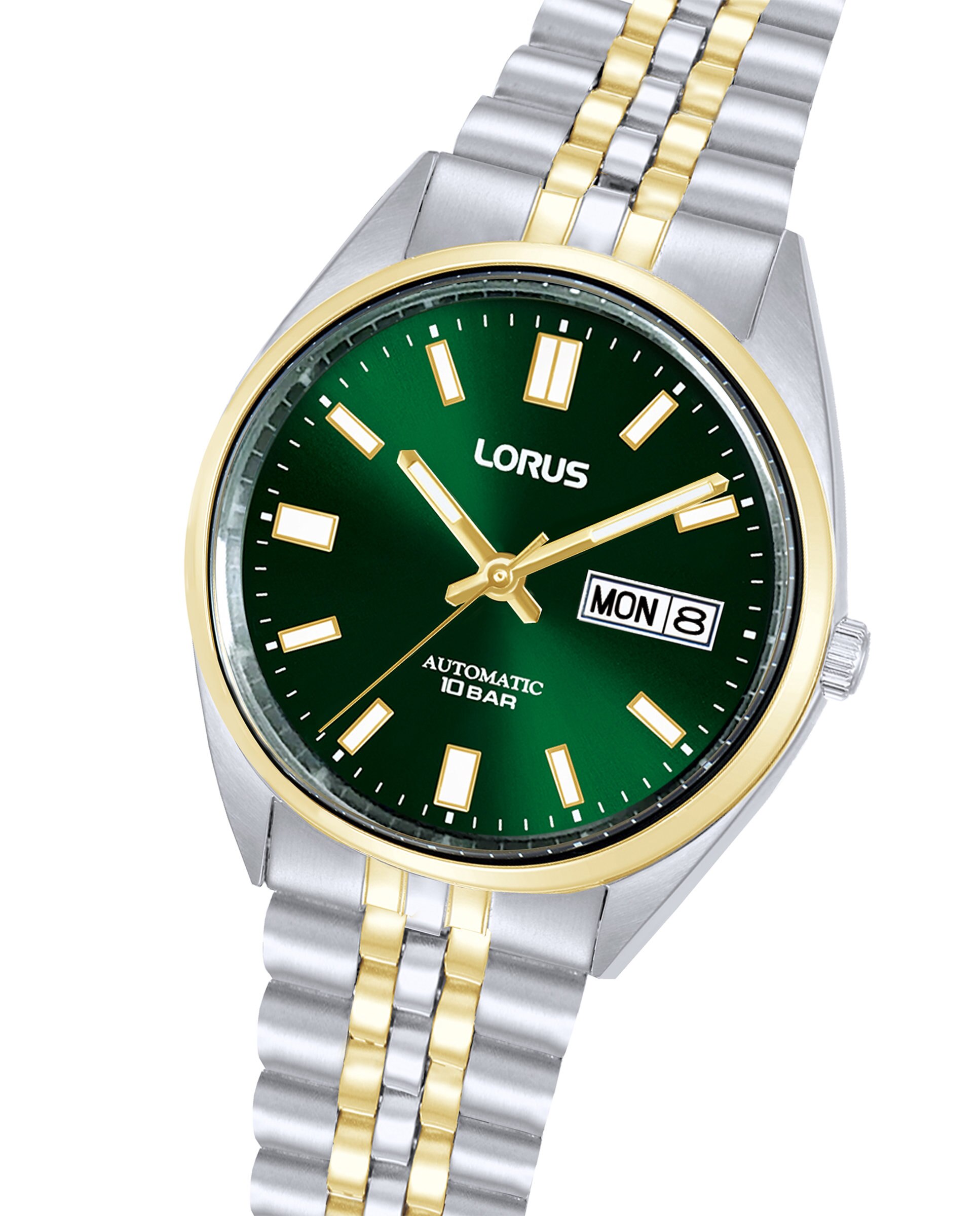 Relógio Automático Classic Man Rl430cx9s de Aço e Bracelete Prateada Verde-3