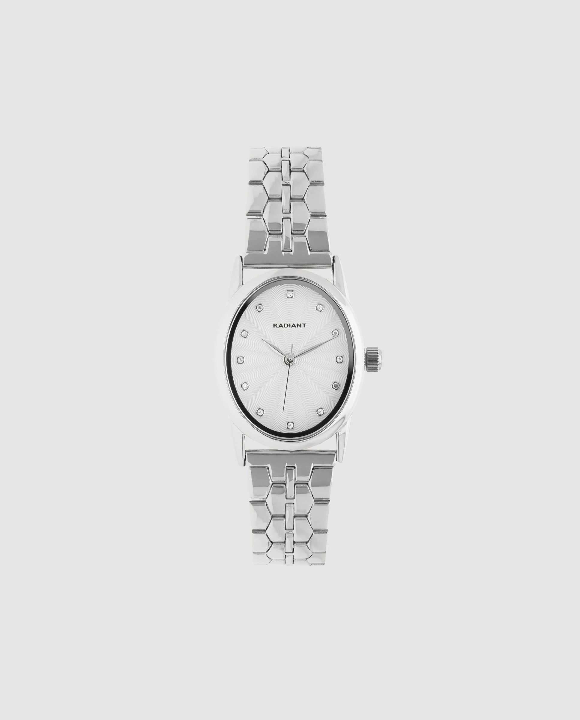 Relógio Luna Bay Ra689201 de Aço e Bracelete Prateada/cinza Prata-1