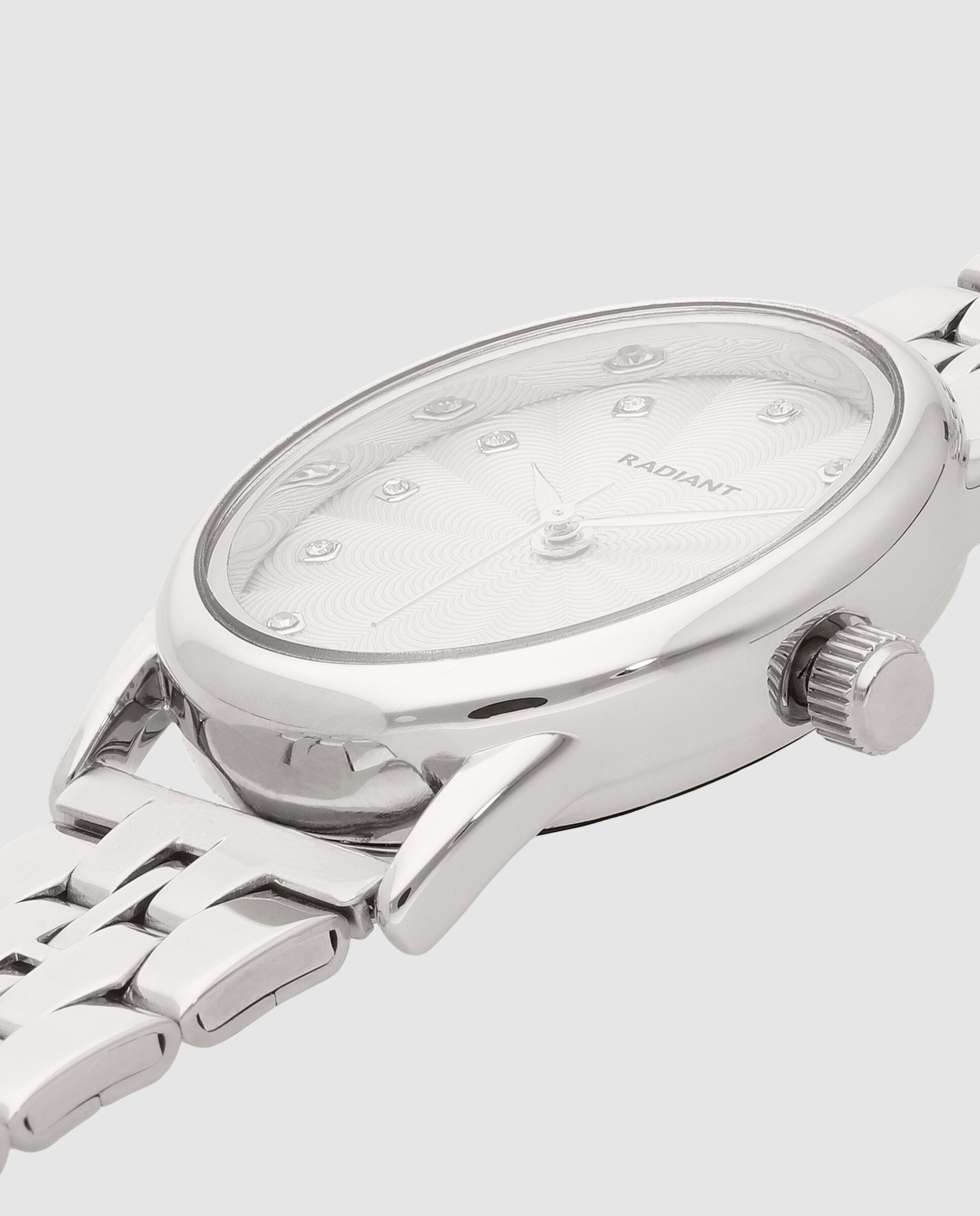 Relógio Luna Bay Ra689201 de Aço e Bracelete Prateada/cinza Prata-4