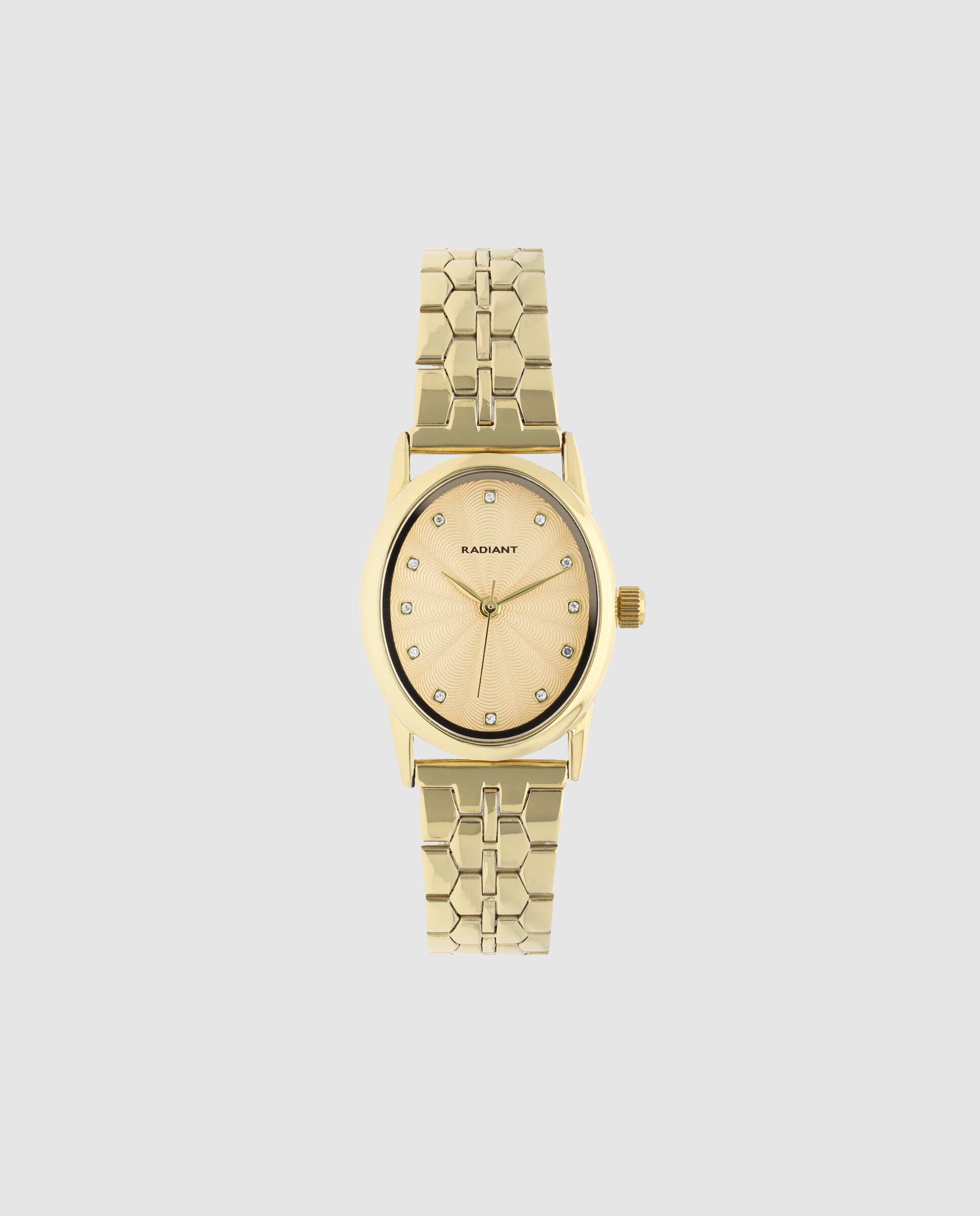 Relógio Luna Bay Ra689202 de Aço e Bracelete Dourada Ouro-1