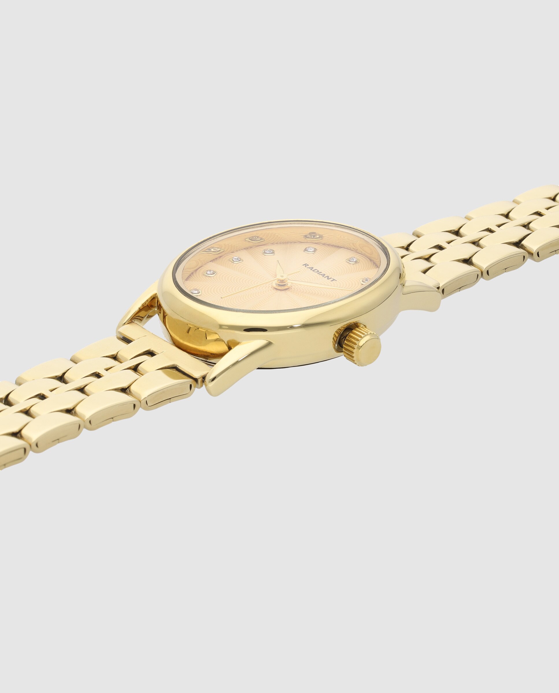 Relógio Luna Bay Ra689202 de Aço e Bracelete Dourada Ouro-3