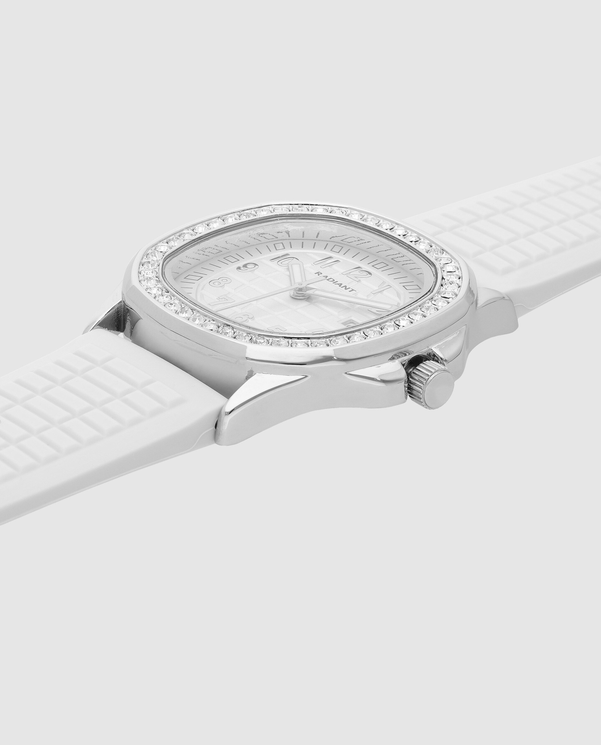 Relógio Azure Whisper Ra690202 de Silicone e Bracelete em Branco Branco-3