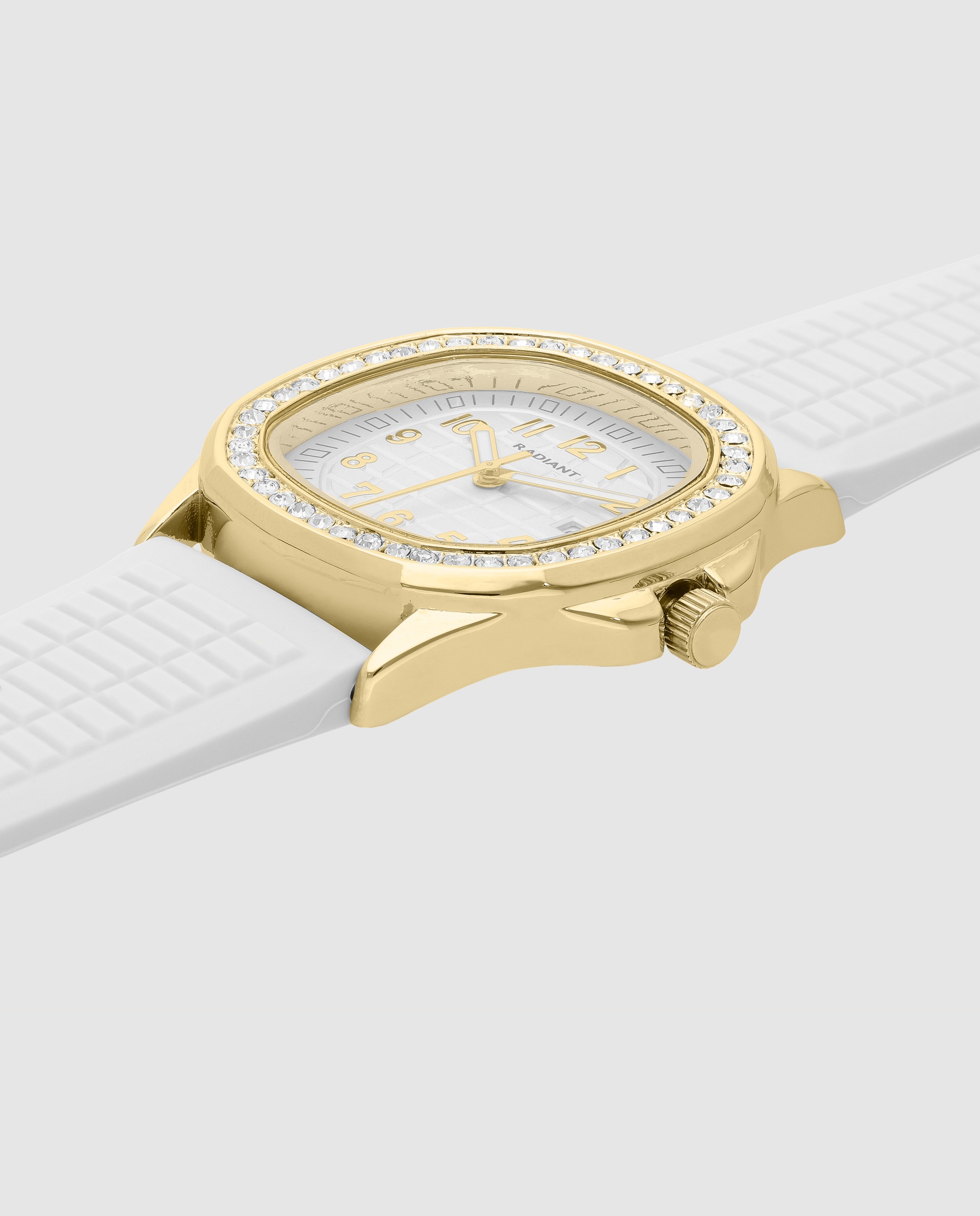 Relógio Azure Whisper Ra690203 de Silicone e Bracelete Branca Branco-3