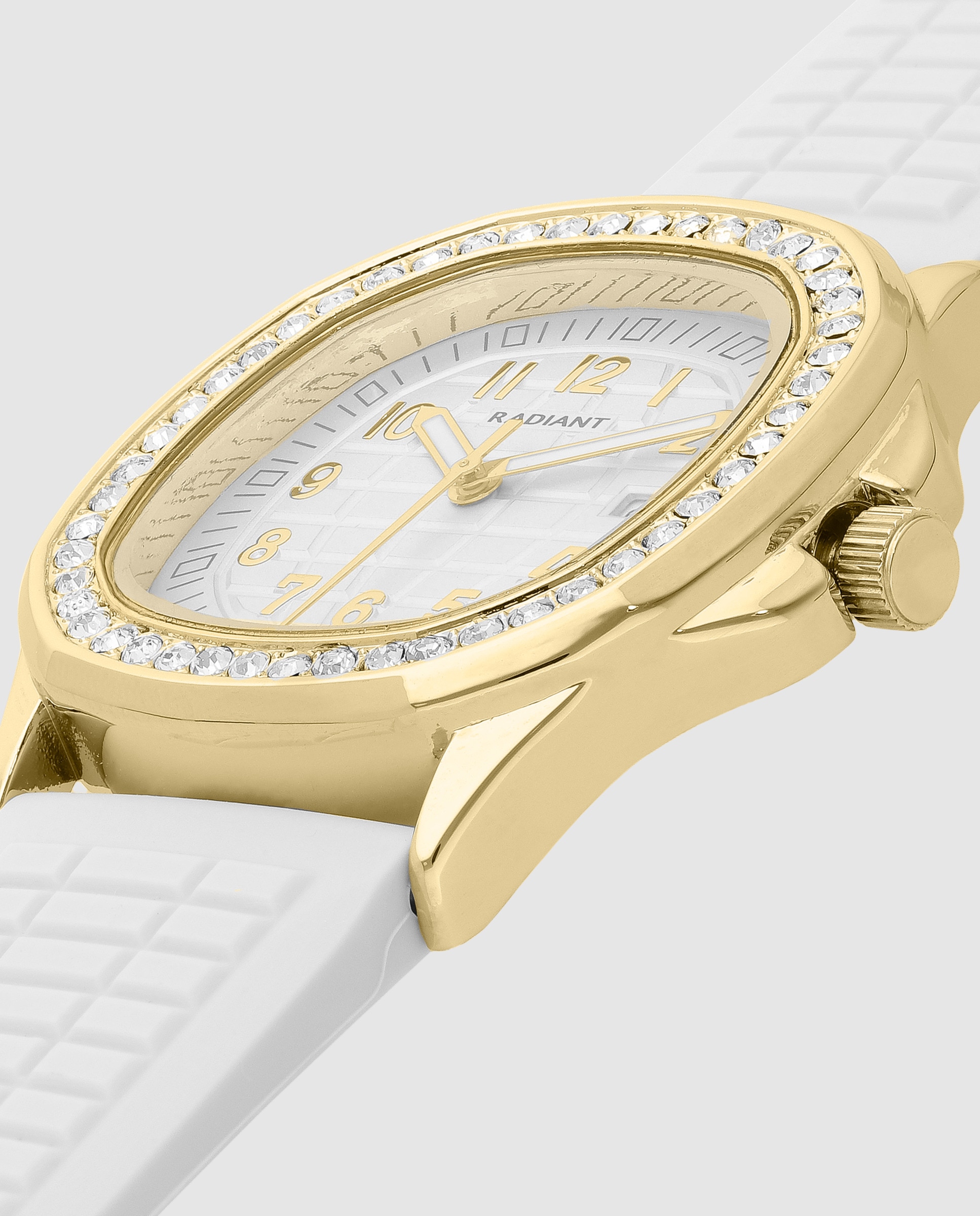 Relógio Azure Whisper Ra690203 de Silicone e Bracelete Branca Branco-4