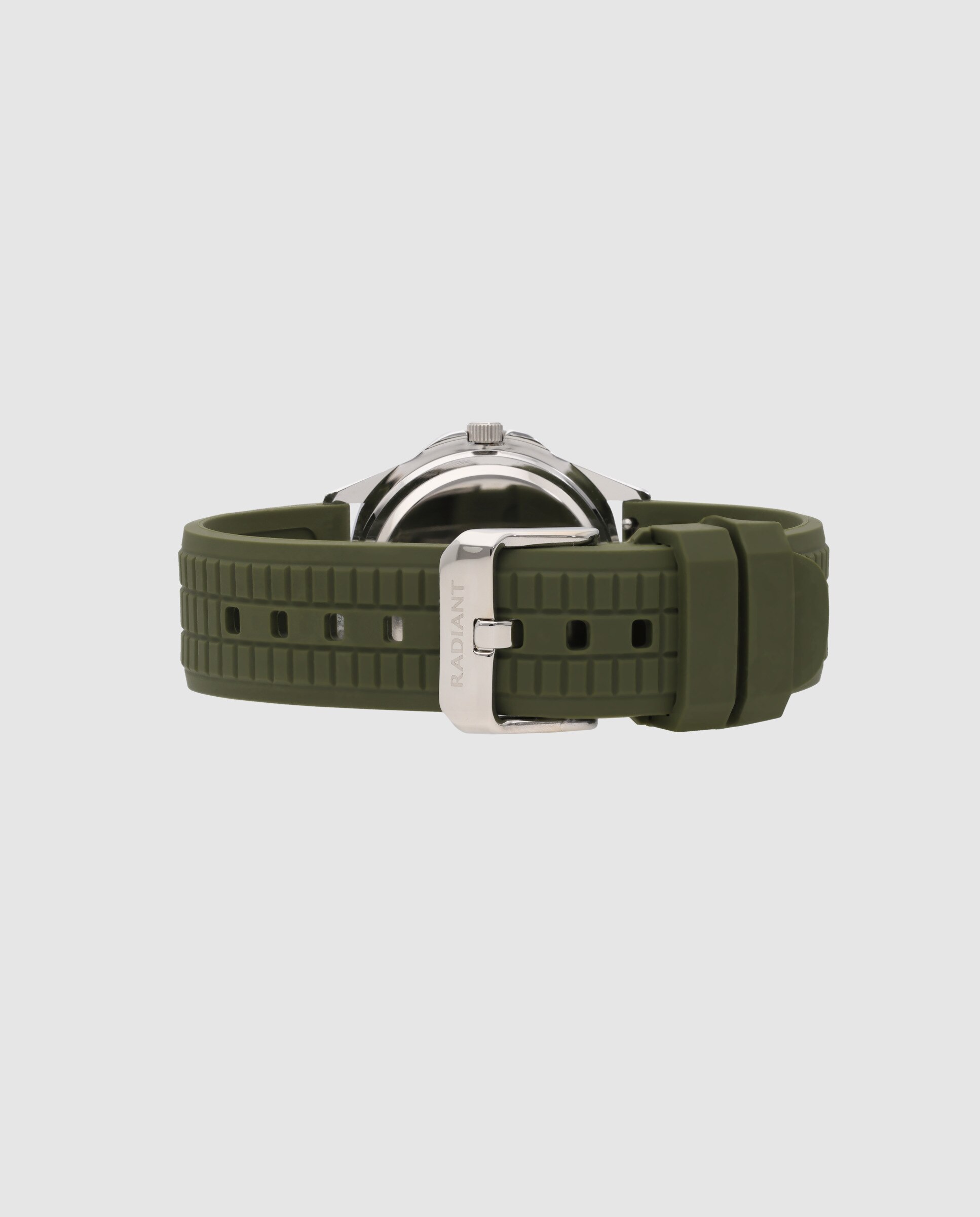 Relógio Azure Whisper Ra690204 de Silicone e Bracelete Verde Verde-5