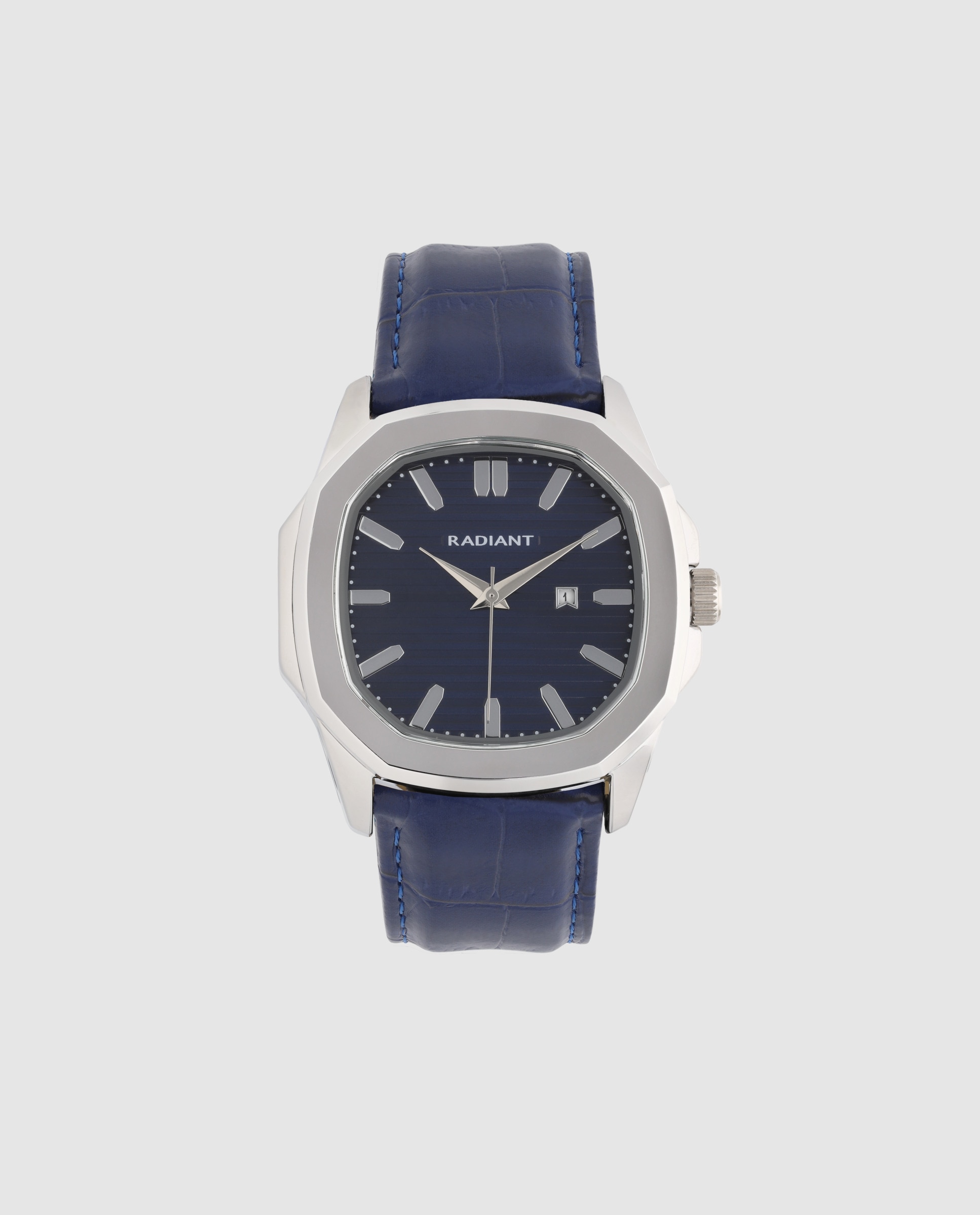 Relógio Midnight Voyage Ra697202 de Pele e Correia em Azul Azul-1