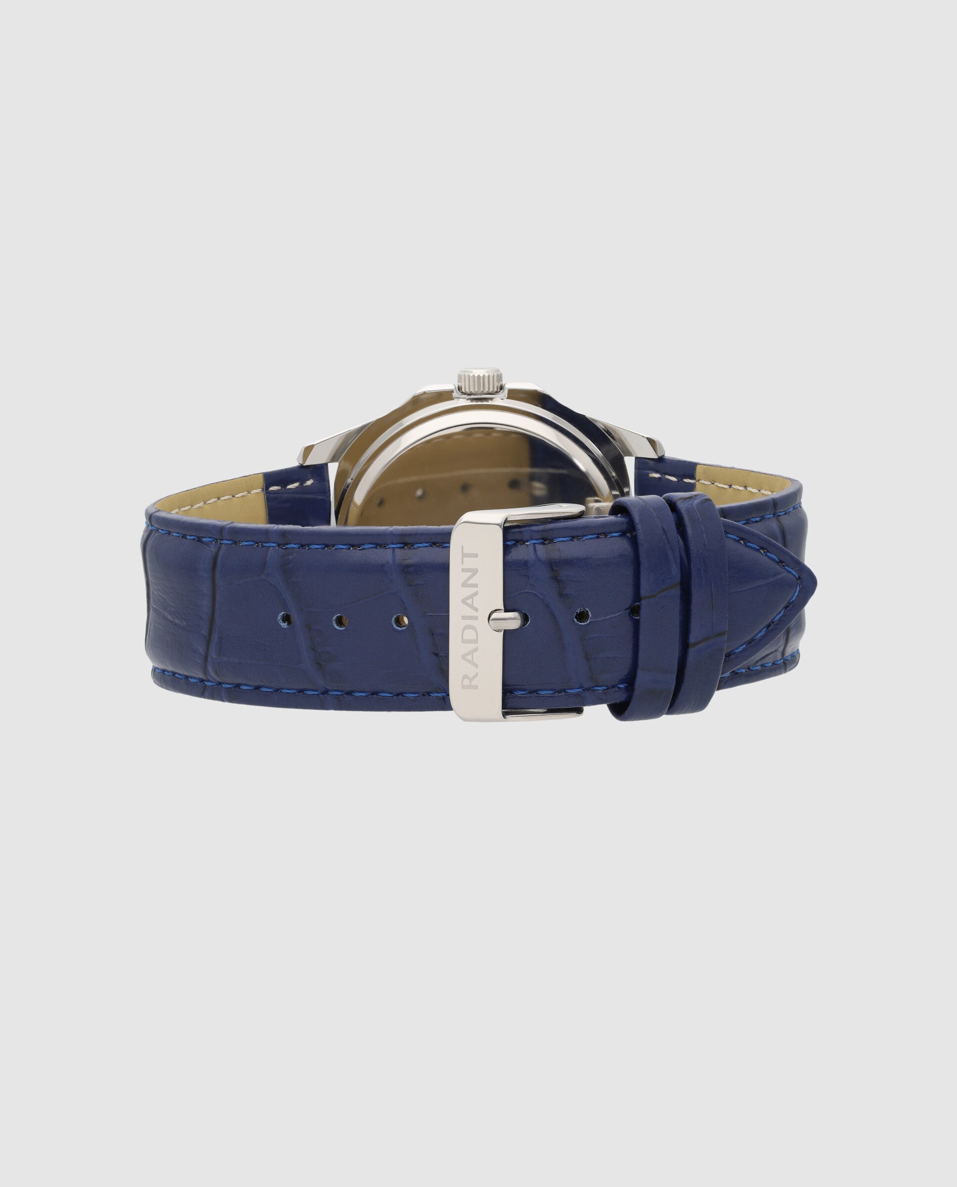Relógio Midnight Voyage Ra697202 de Pele e Correia em Azul Azul-5