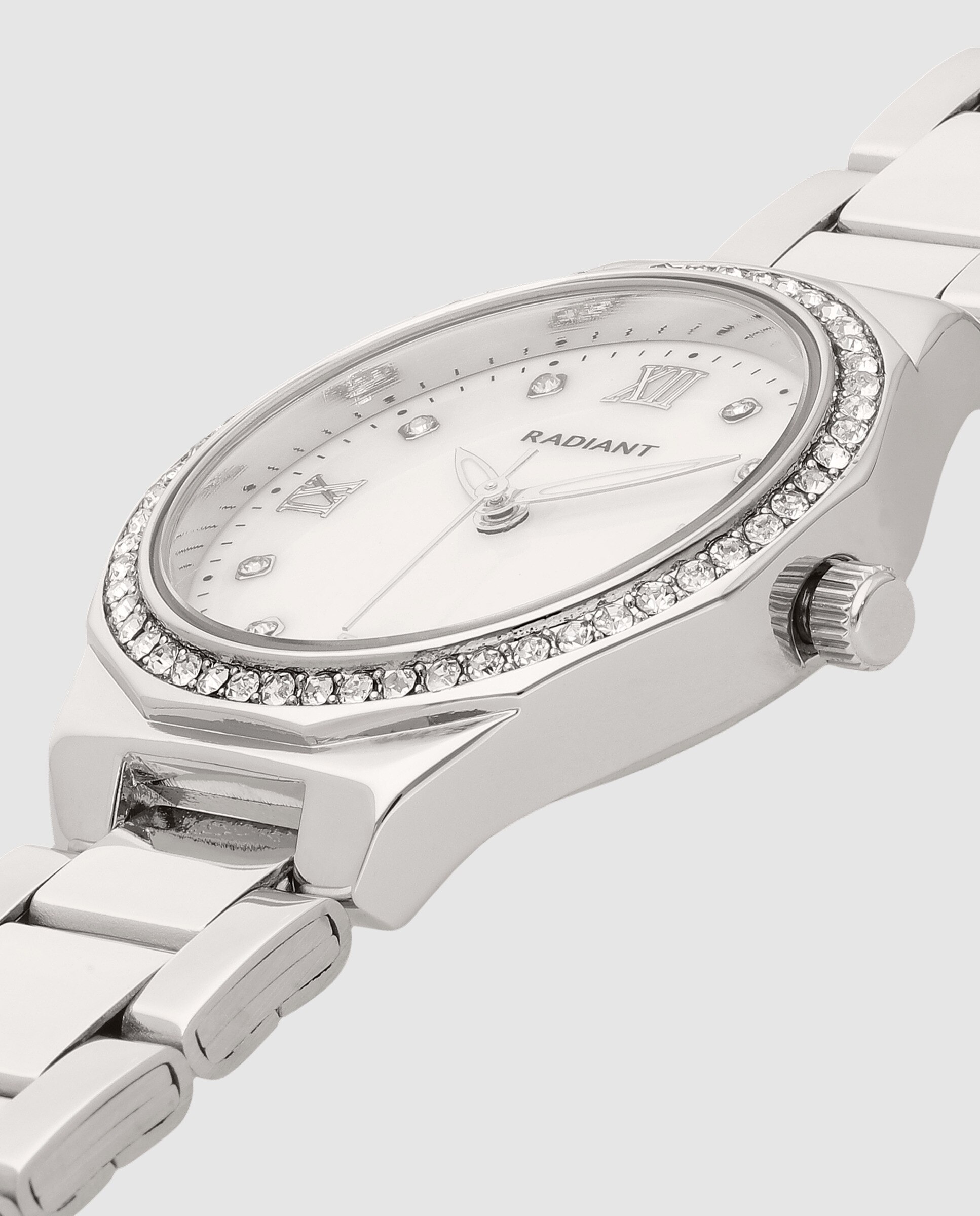 Relógio Quiet Luxe Ra691201 de Aço e Bracelete Prateada/cinza Prata-4