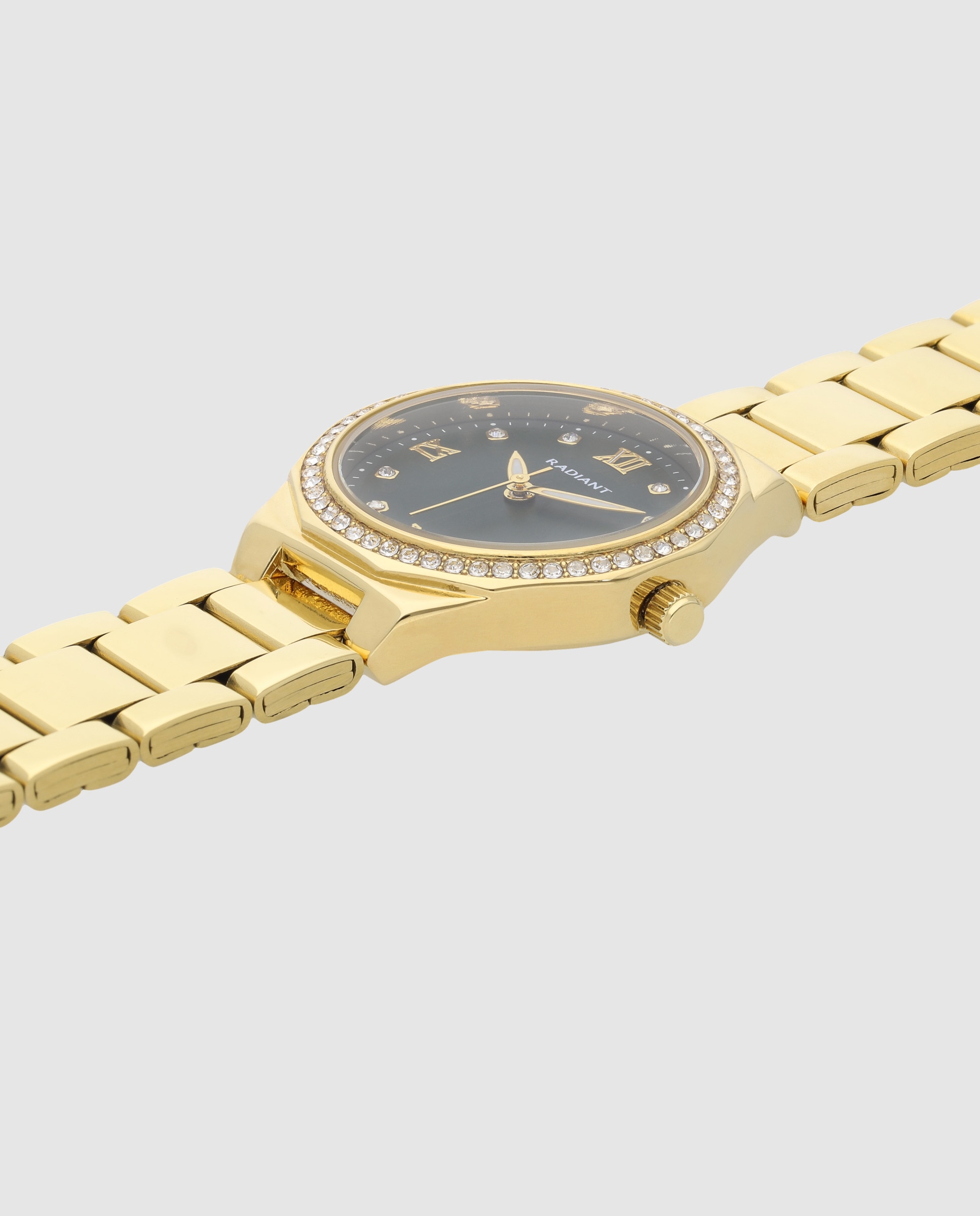 Relógio Quiet Luxe Ra691202 de Aço e Bracelete Dourada Ouro-3