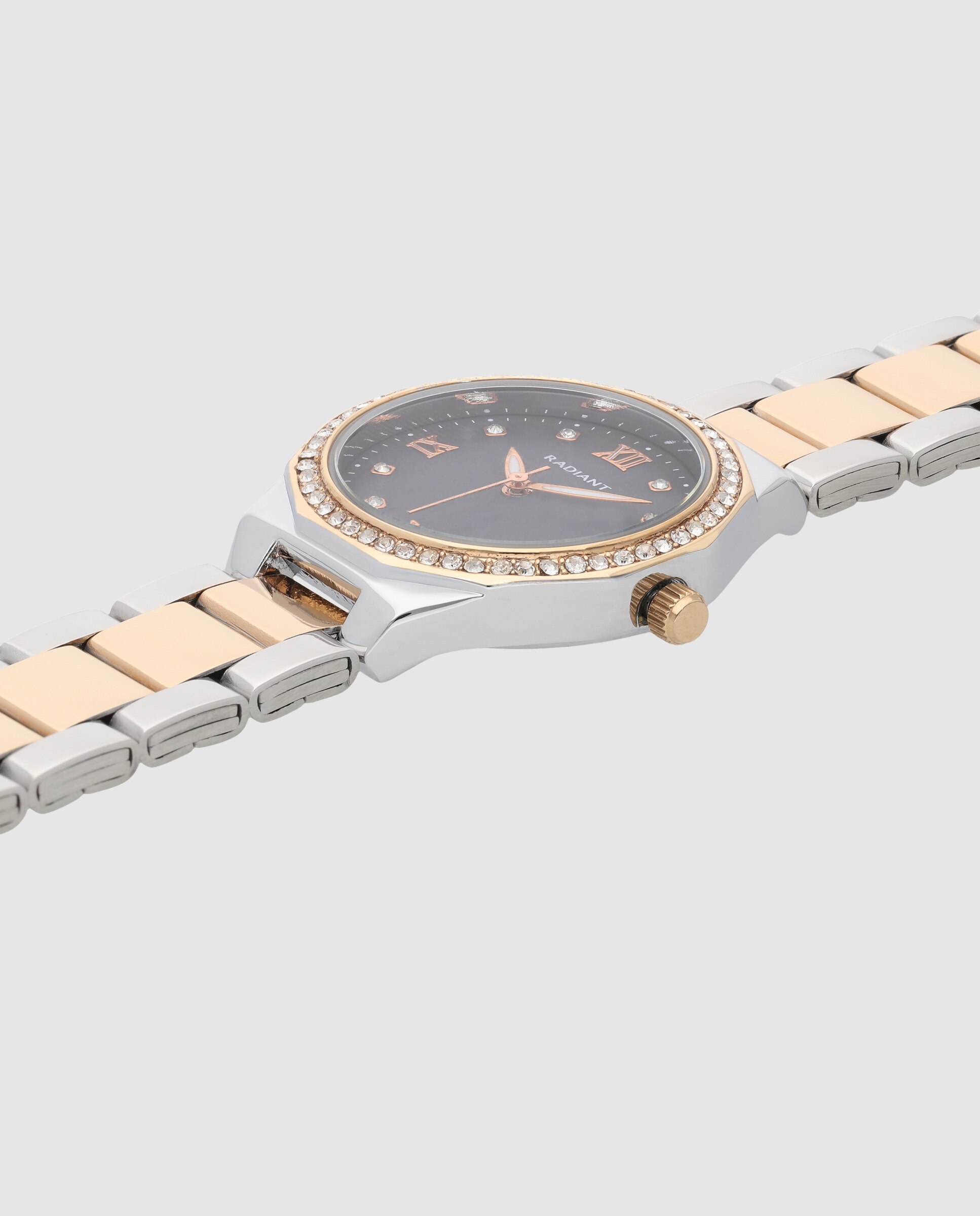 Relógio Quiet Luxe Ra691204 de Aço e Bracelete Prateada/cinza Prata-3