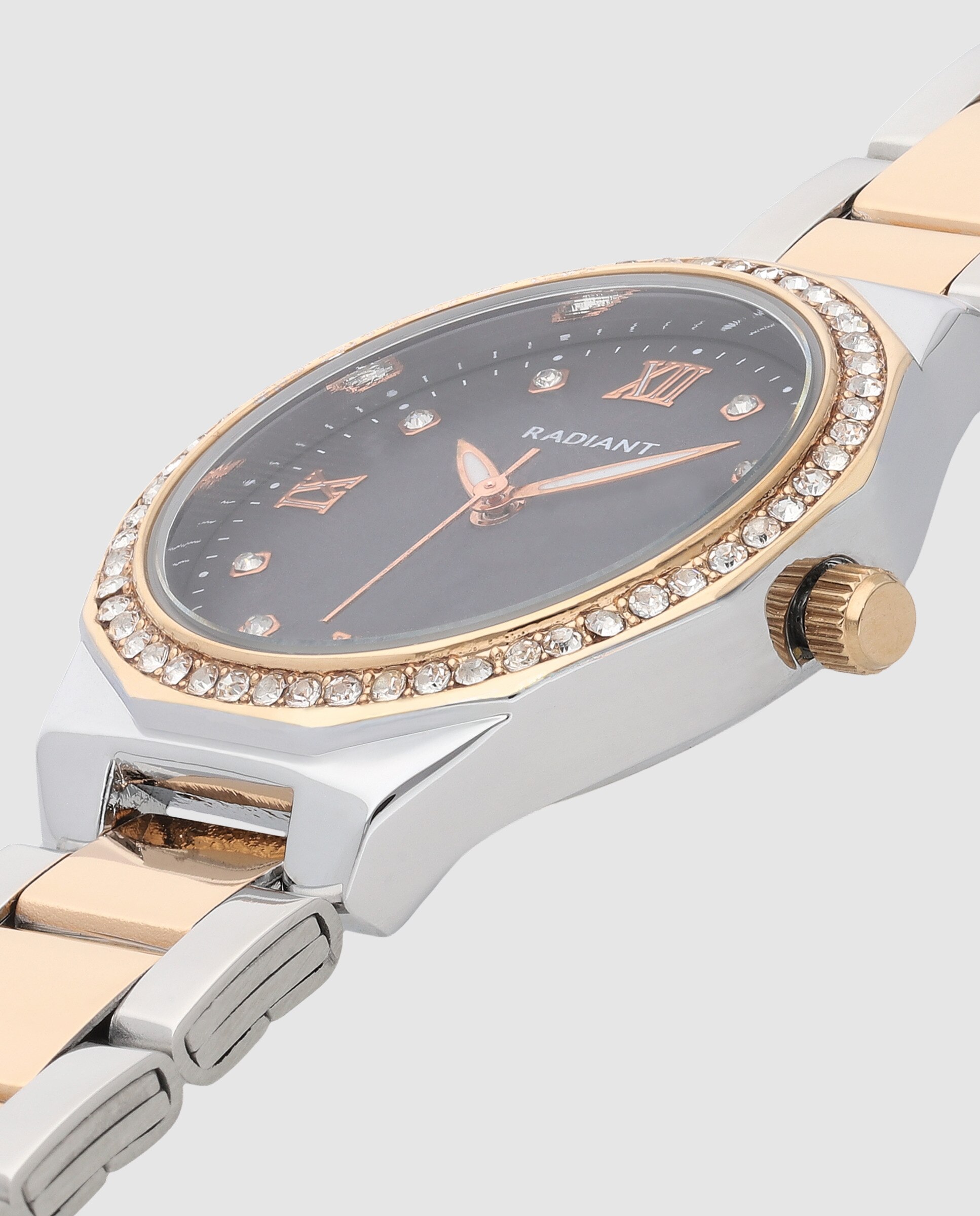 Relógio Quiet Luxe Ra691204 de Aço e Bracelete Prateada/cinza Prata-4
