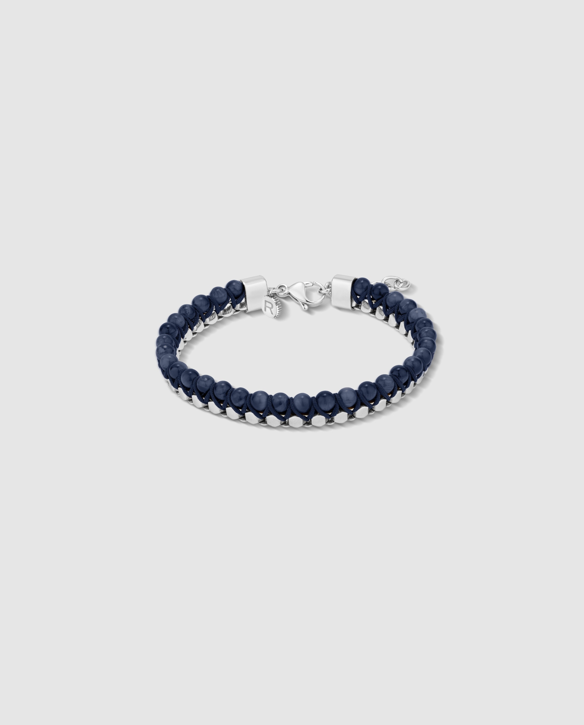 Pulseira Shadow Link de Aço Prateada Prata-1