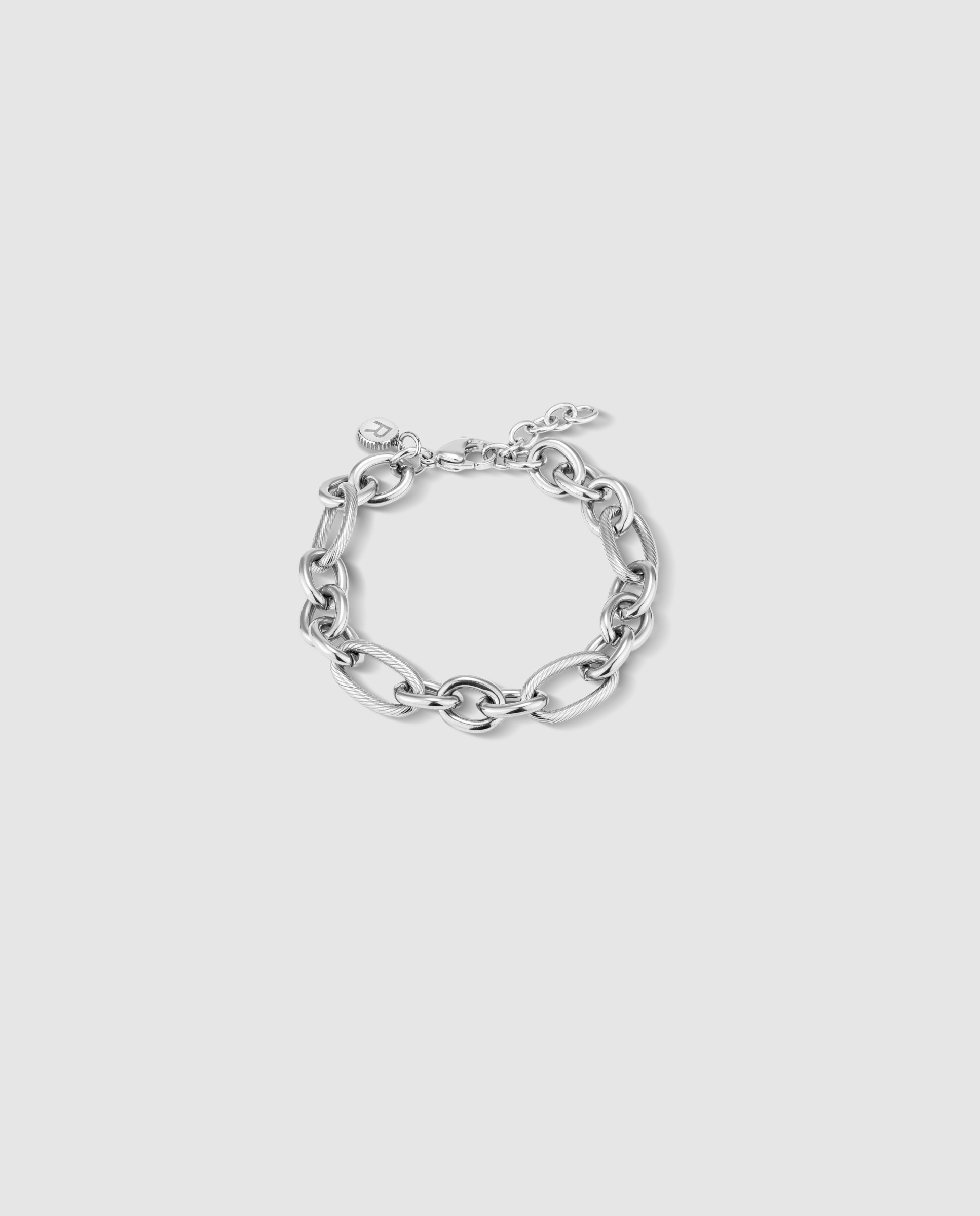 Imagem 0 de Pulseira Silver Route de Aço Prateada