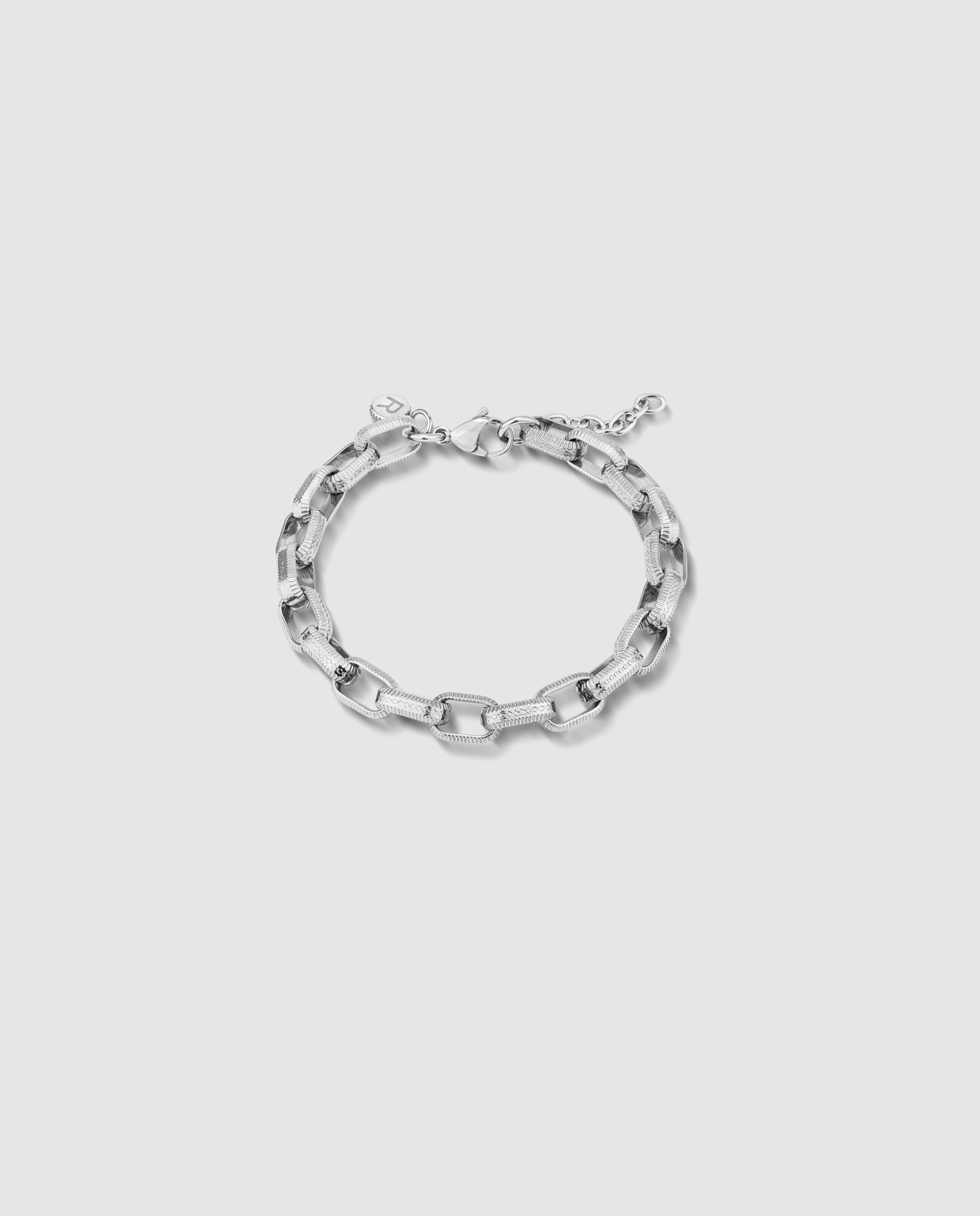 Imagem 0 de Pulseira Silver Route de Aço Prateada