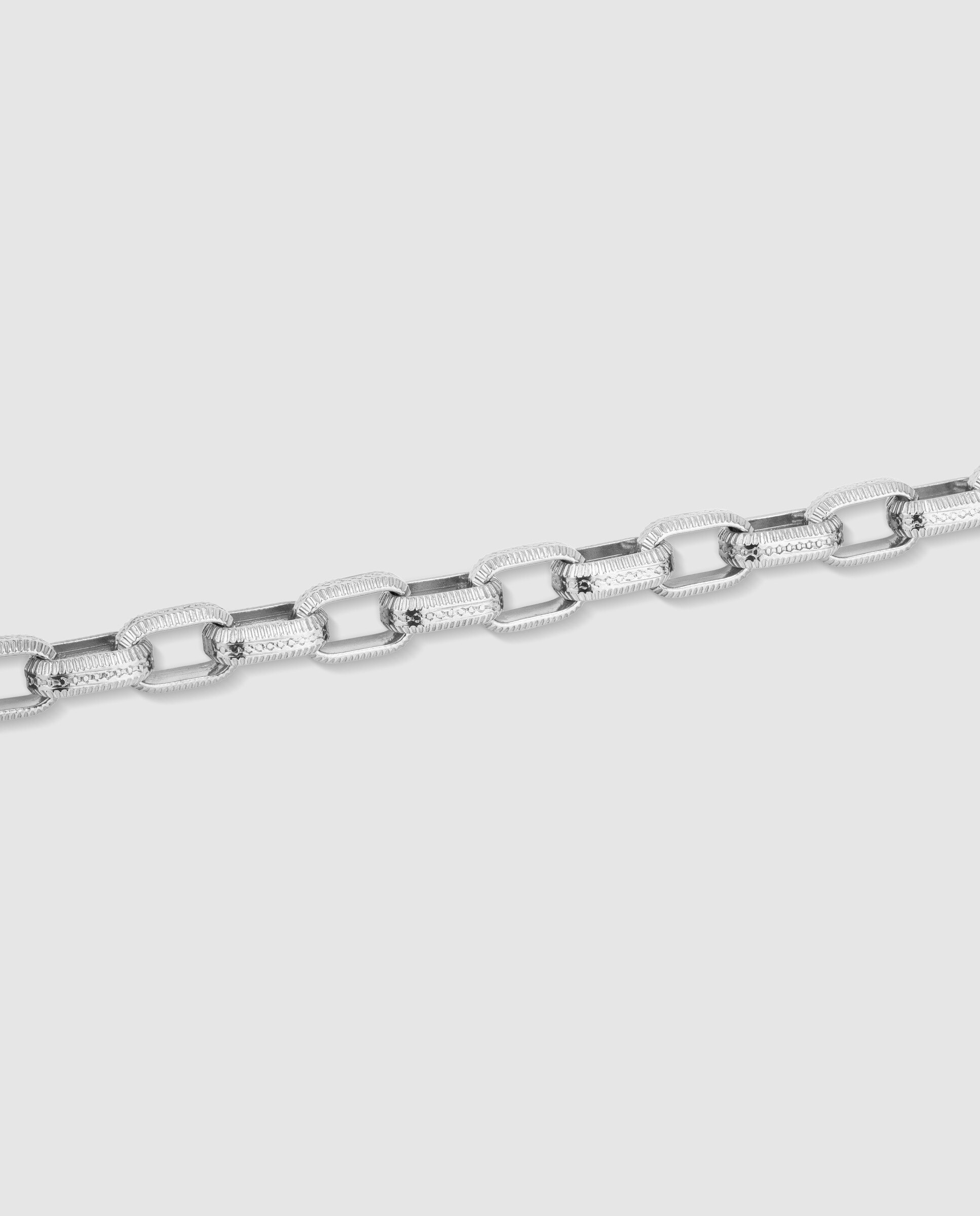 Pulseira Silver Route de Aço Prateada Prata-3